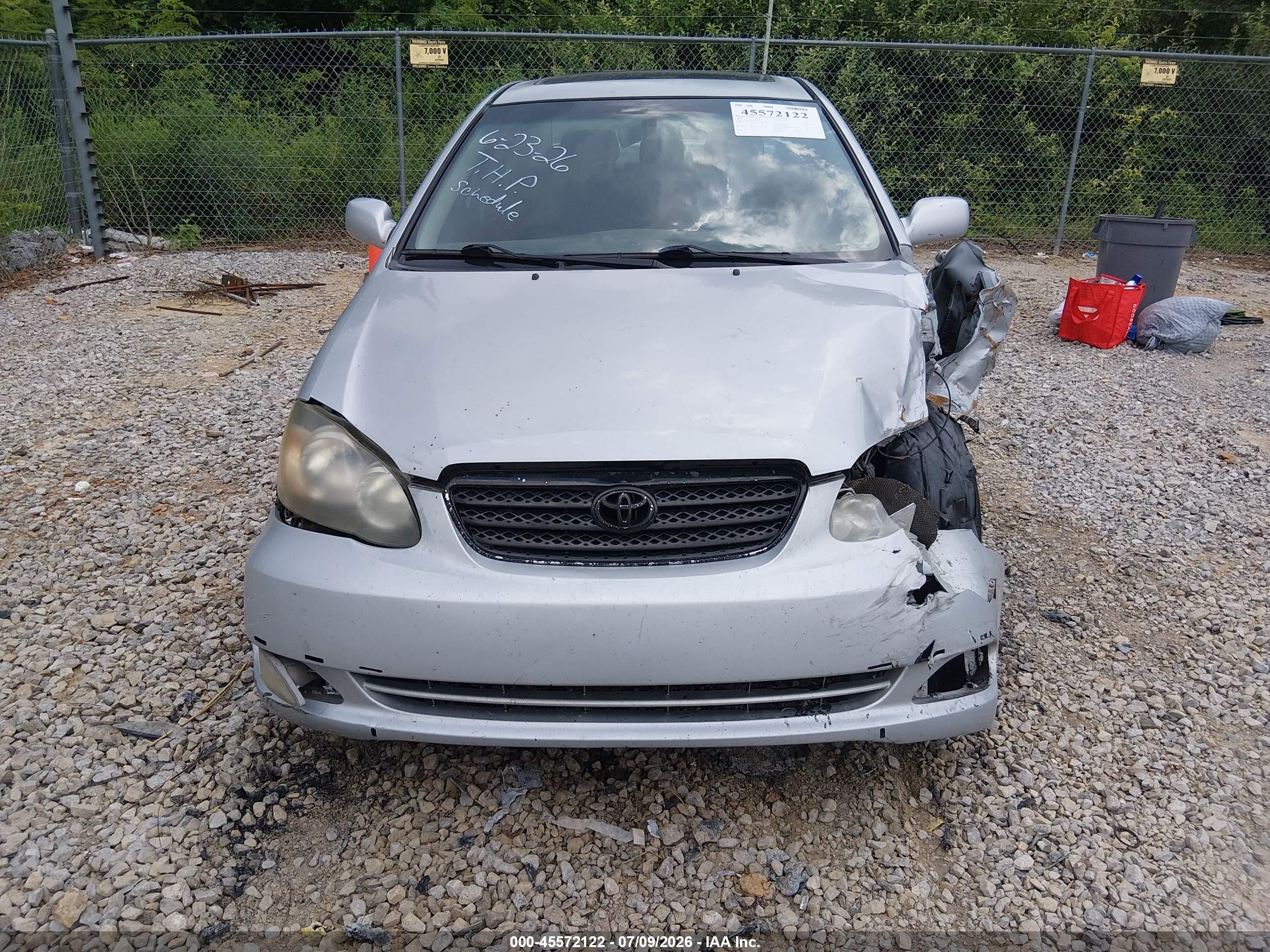 2007 Toyota Corolla S Silver vin: 2T1BR32E57C758473