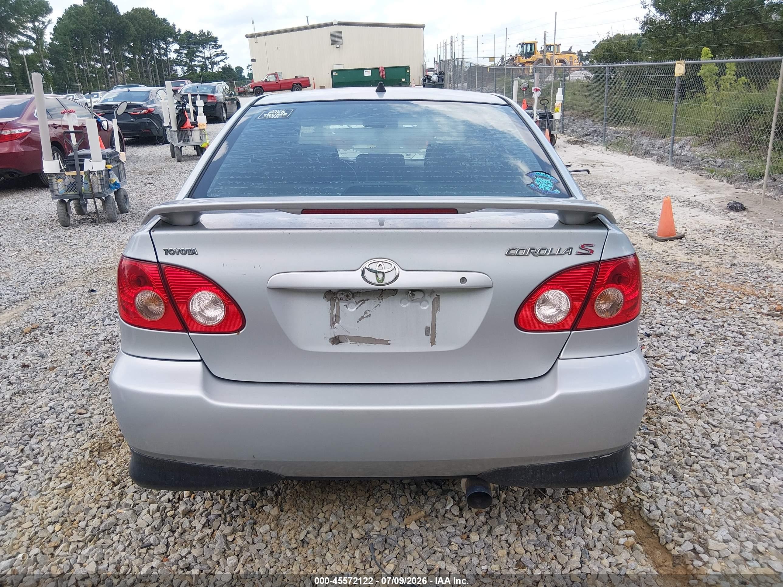 2007 Toyota Corolla S Silver vin: 2T1BR32E57C758473