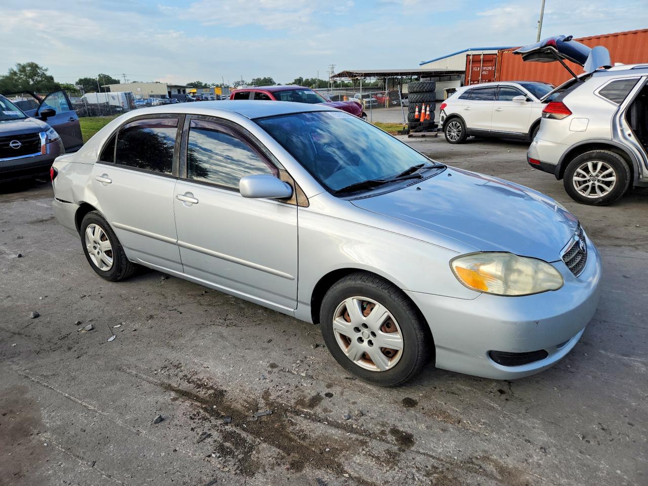 2007 Toyota Corolla Le Silver vin: 2T1BR32E57C770560