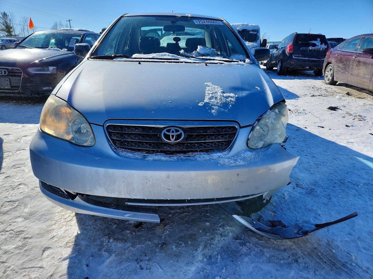 2007 Toyota Corolla Ce Silver vin: 2T1BR32E57C790498