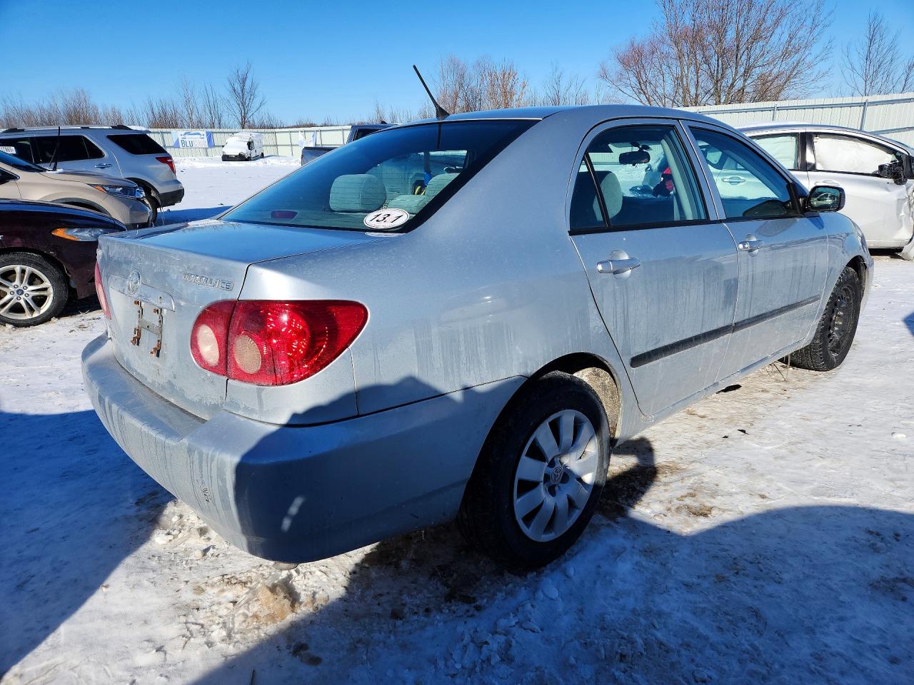 2007 Toyota Corolla Ce Silver vin: 2T1BR32E57C790498