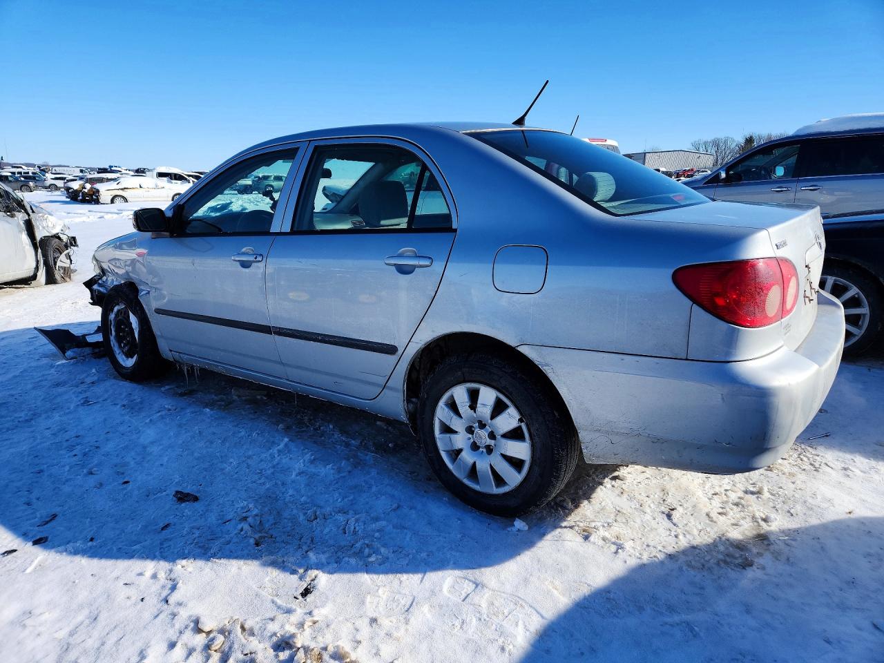 2007 Toyota Corolla Ce Silver vin: 2T1BR32E57C790498