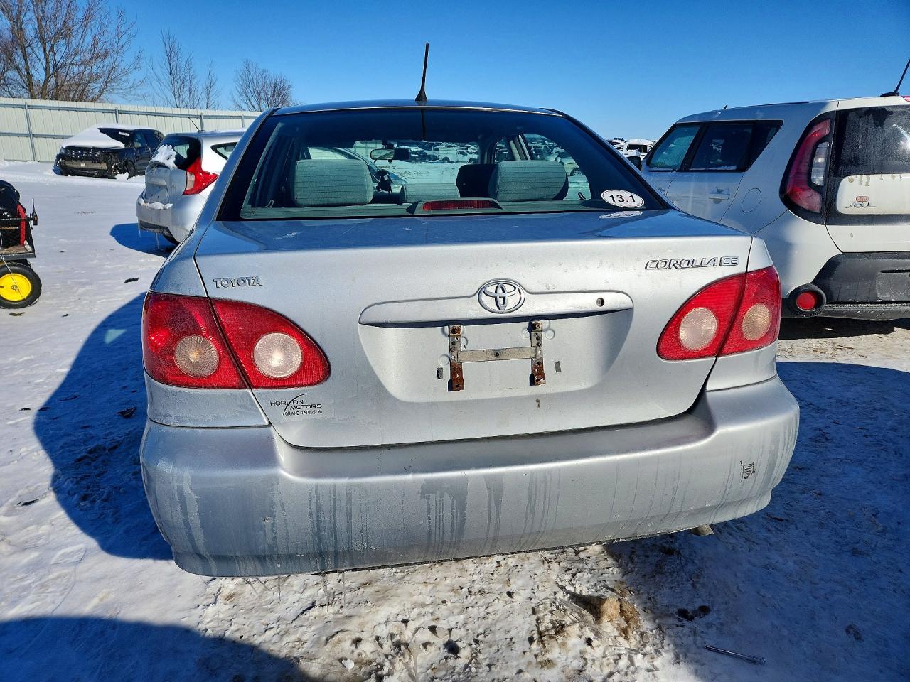 2007 Toyota Corolla Ce Silver vin: 2T1BR32E57C790498