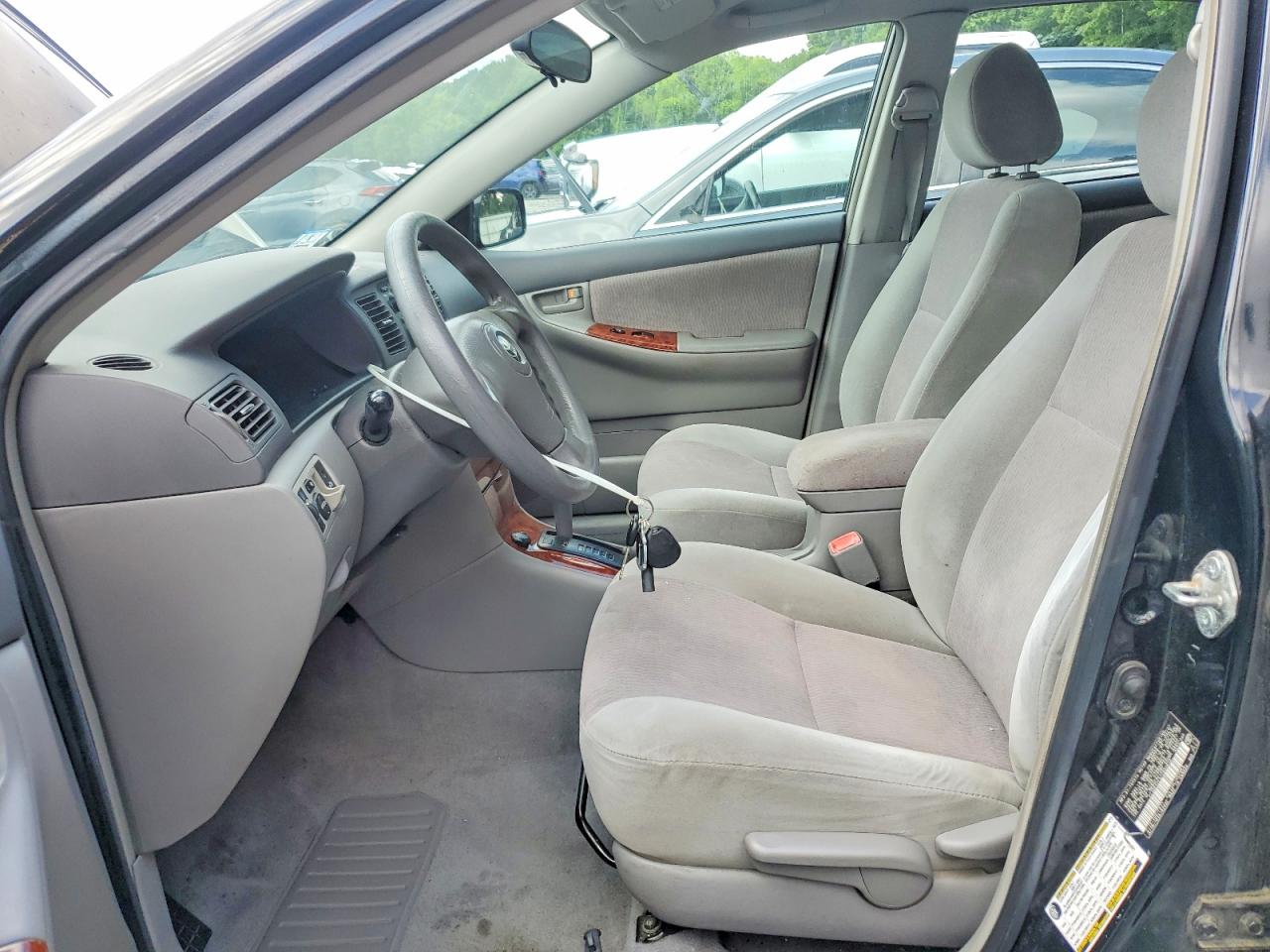 2007 Toyota Corolla Le Черный vin: 2T1BR32E57C800818