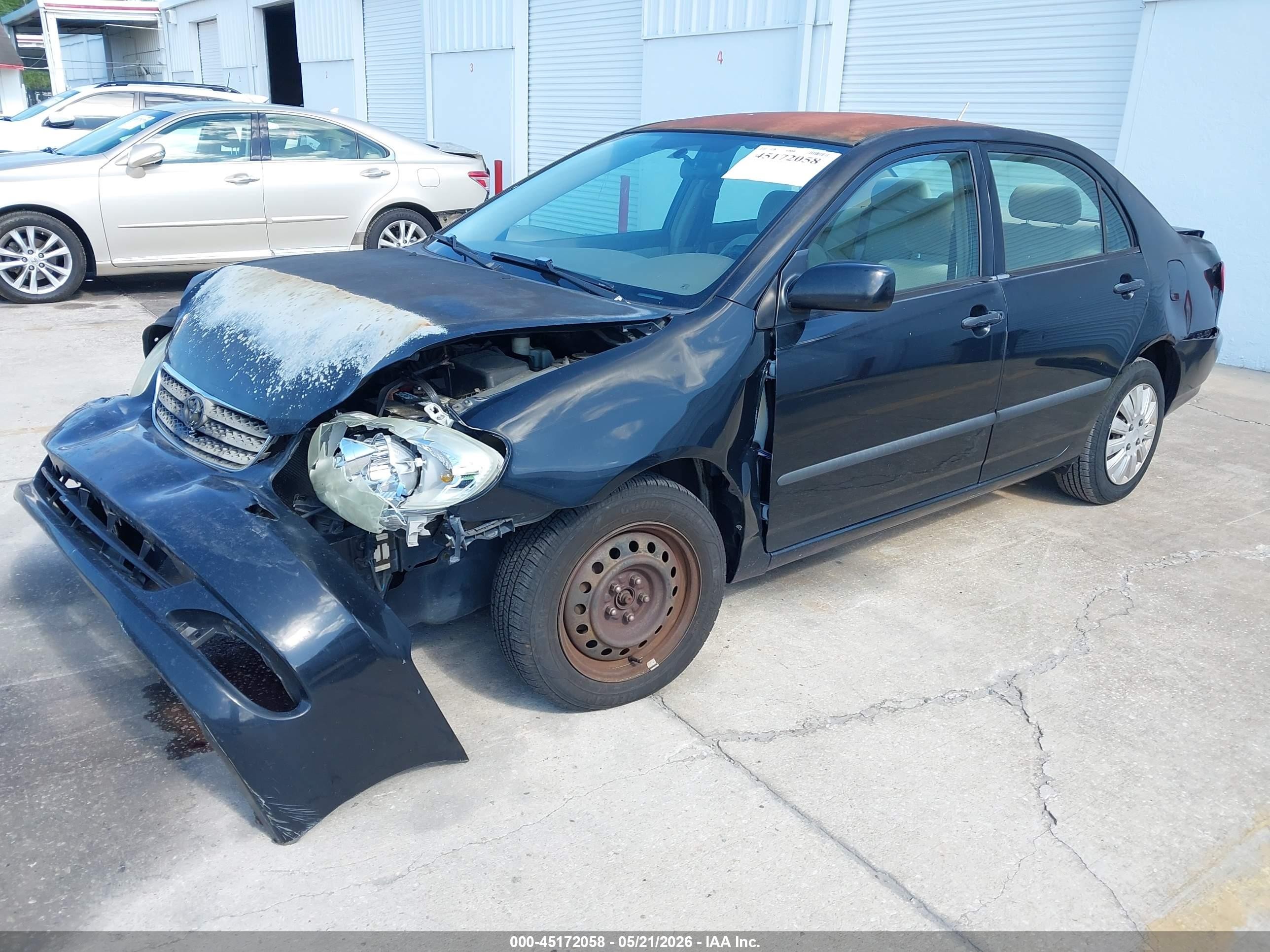 2007 Toyota Corolla Ce Black vin: 2T1BR32E57C802682
