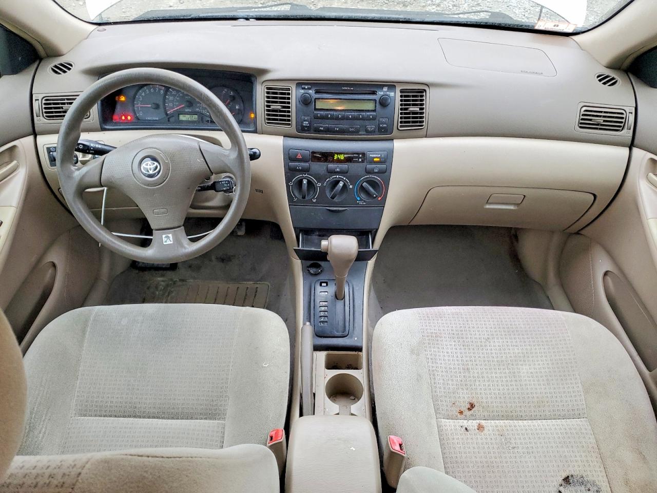 2007 Toyota Corolla Ce Gold vin: 2T1BR32E57C809941