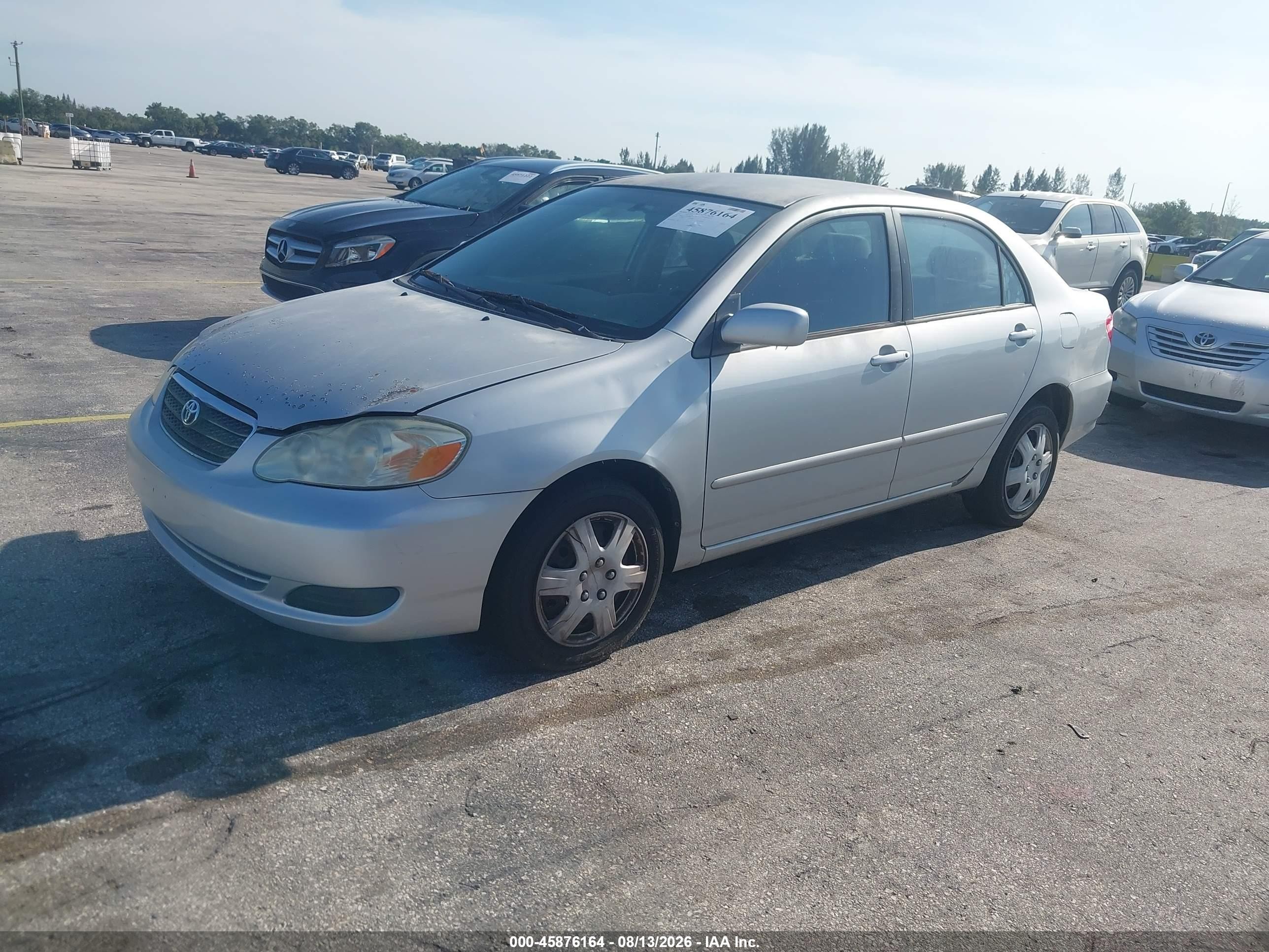 2007 Toyota Corolla Le Silver vin: 2T1BR32E57C824908