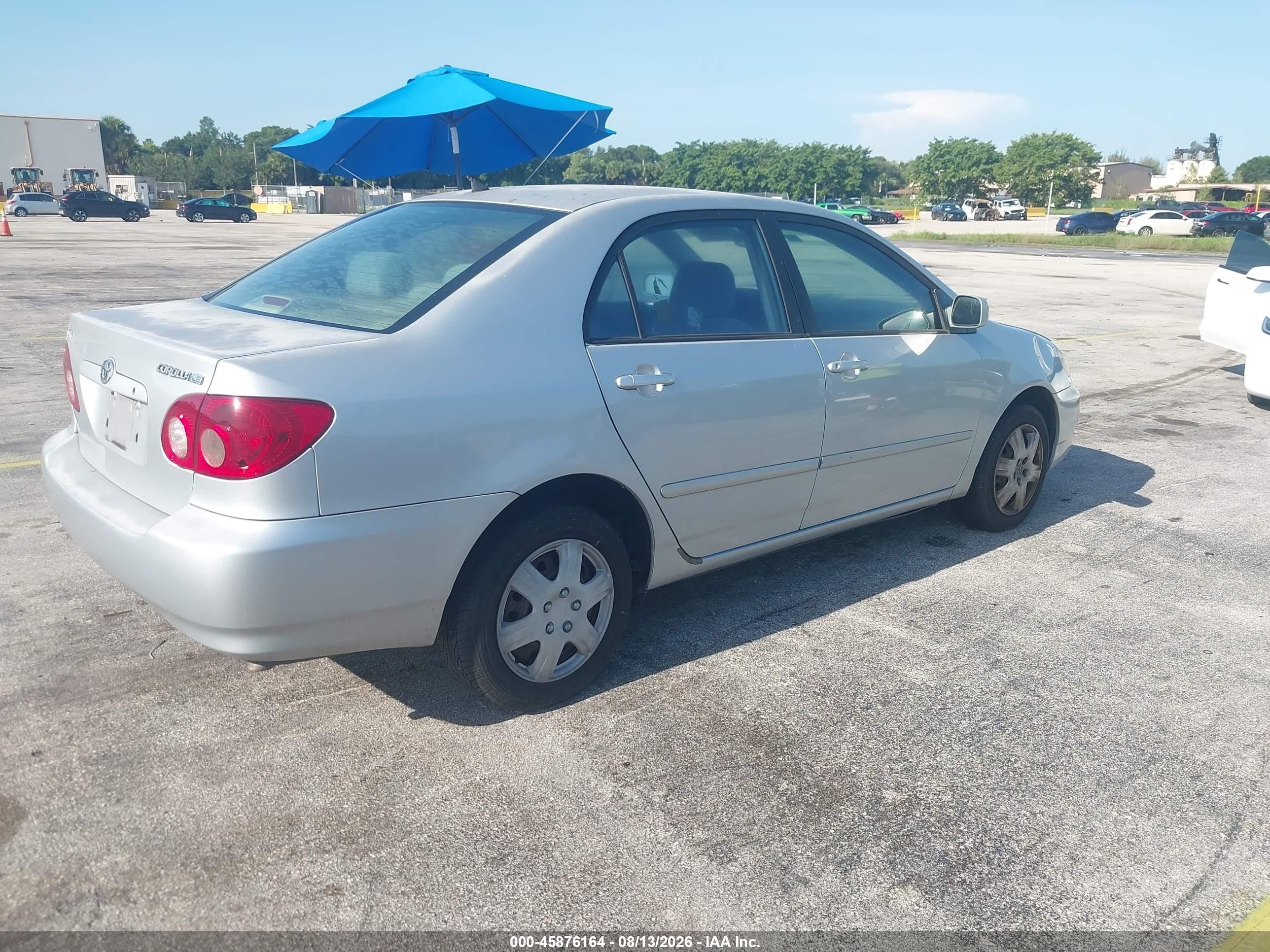 2007 Toyota Corolla Le Silver vin: 2T1BR32E57C824908
