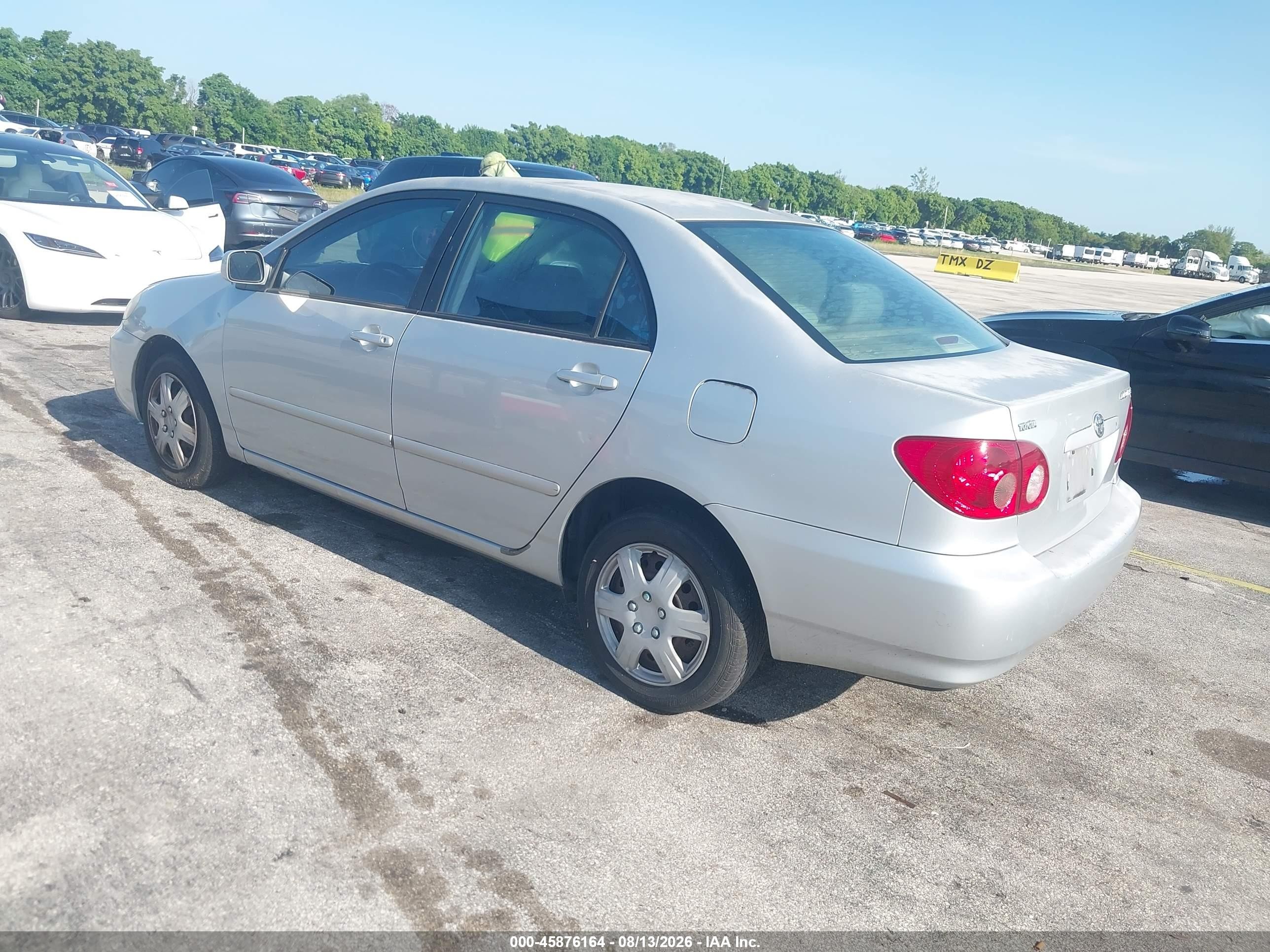 2007 Toyota Corolla Le Silver vin: 2T1BR32E57C824908