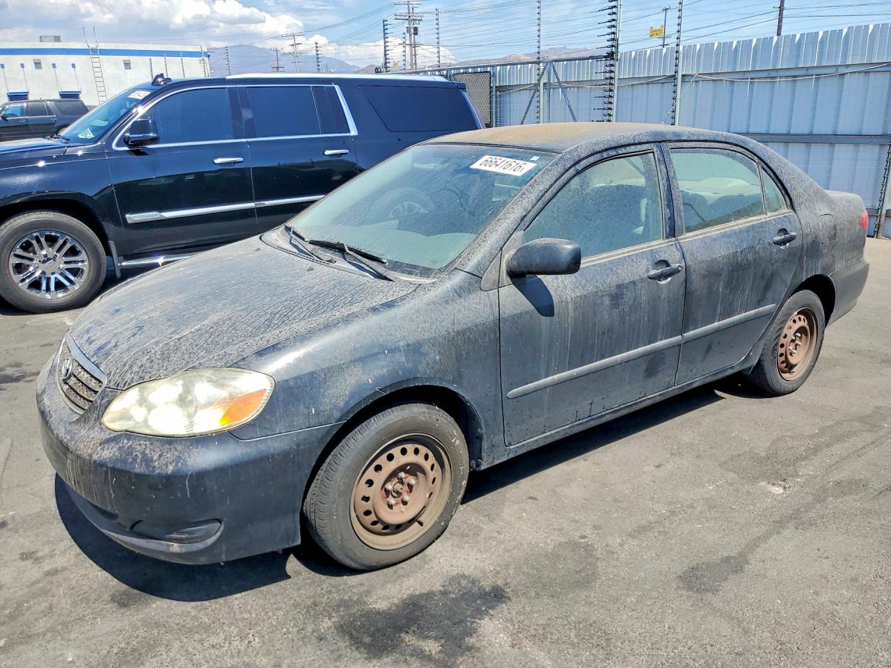 2007 Toyota Corolla Ce Black vin: 2T1BR32E57C826156