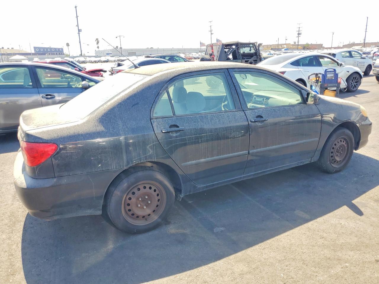 2007 Toyota Corolla Ce Black vin: 2T1BR32E57C826156