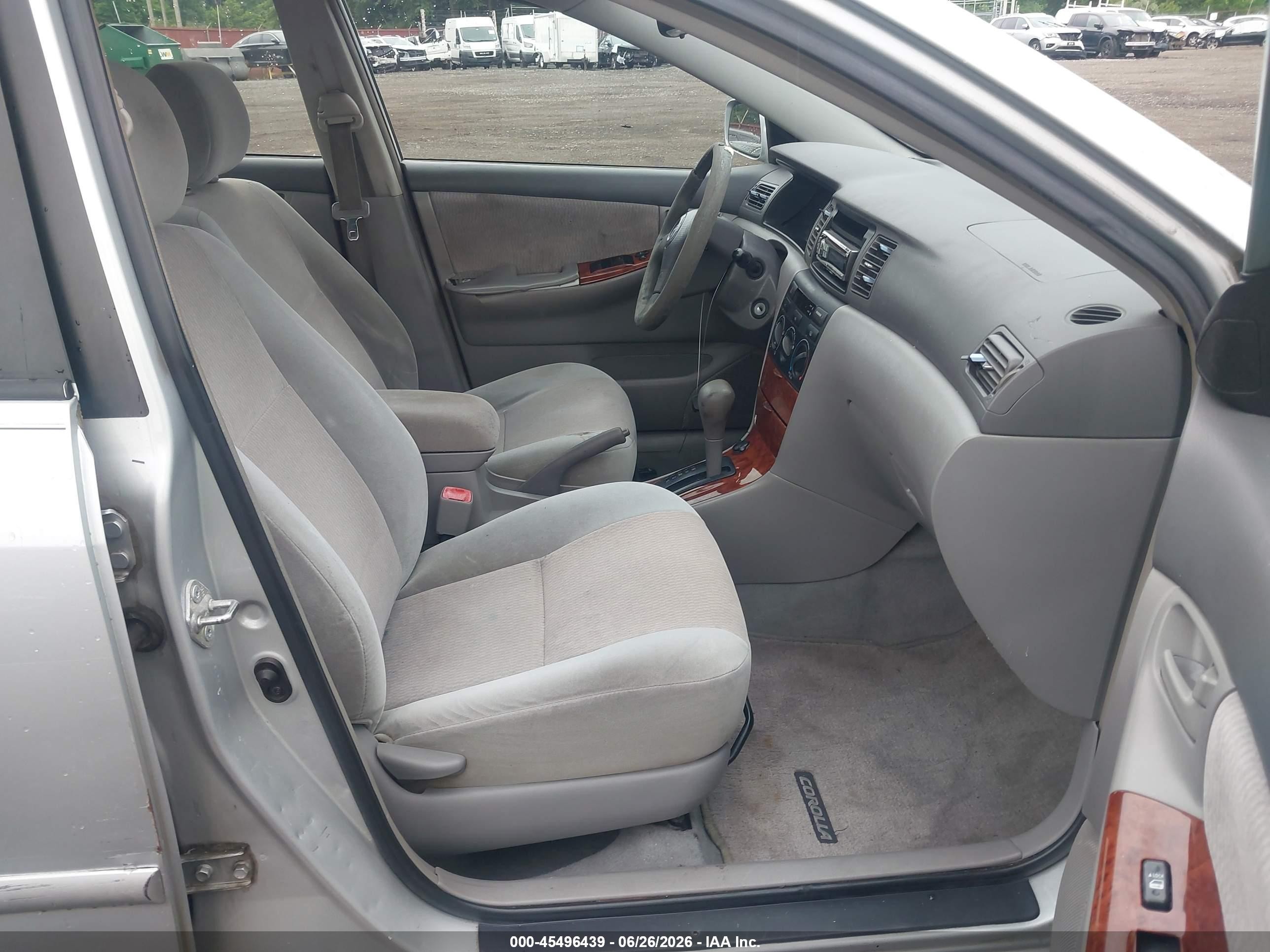 2007 Toyota Corolla Le Серый vin: 2T1BR32E57C839201