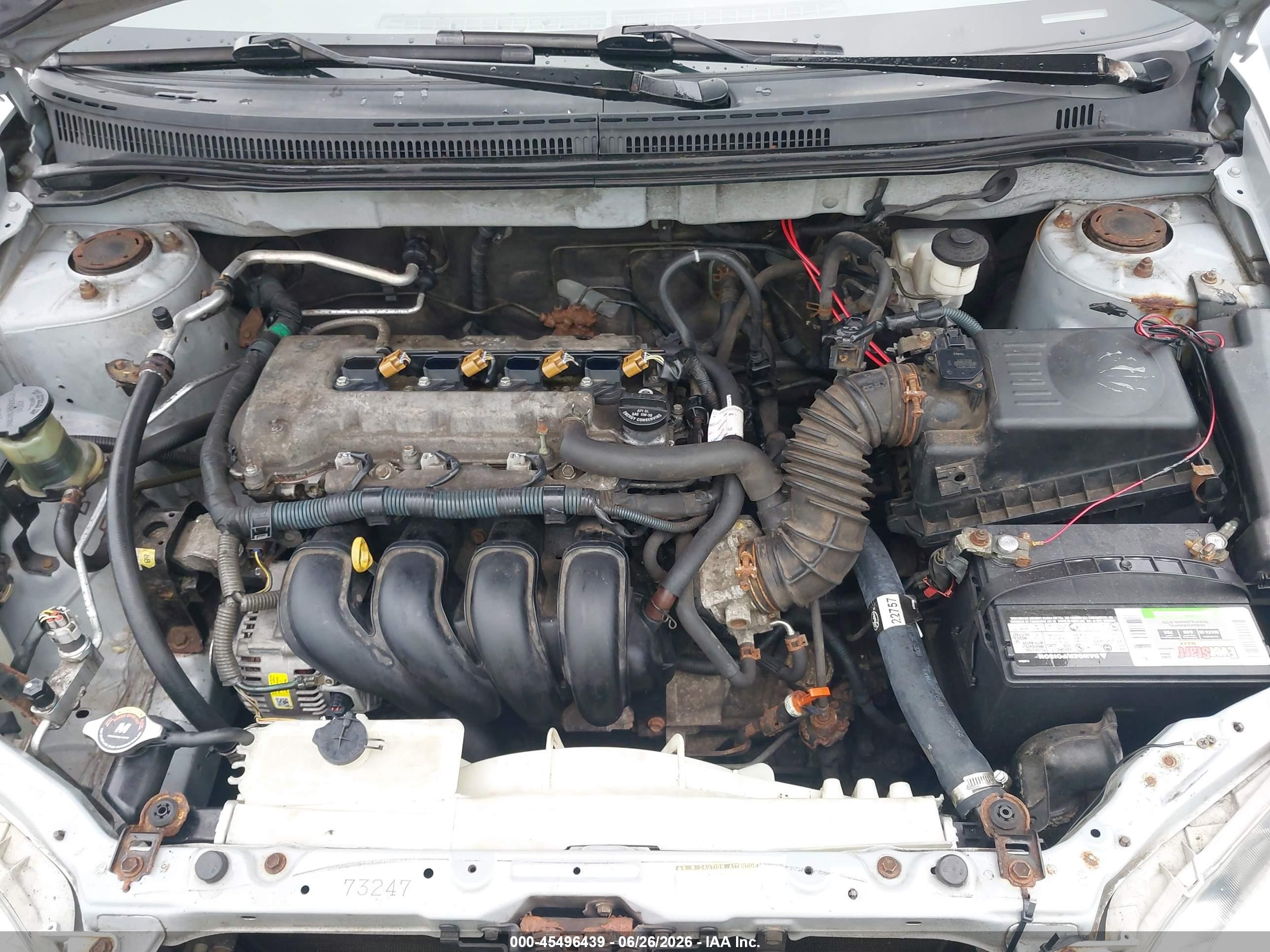 2007 Toyota Corolla Le Серый vin: 2T1BR32E57C839201