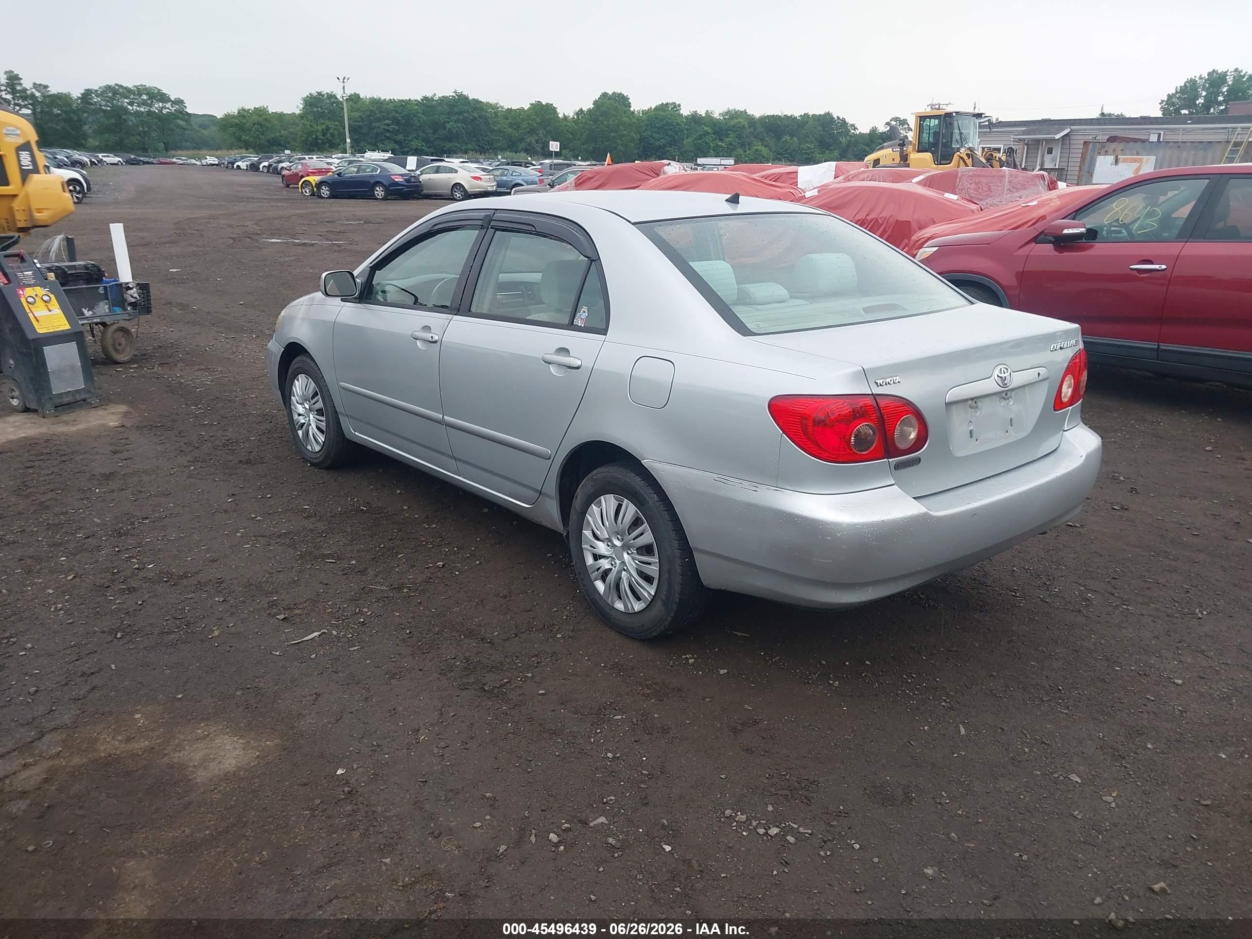 2007 Toyota Corolla Le Серый vin: 2T1BR32E57C839201