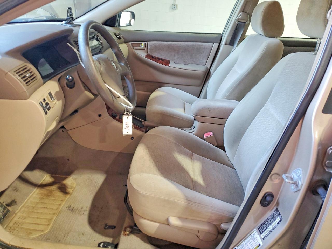 2007 Toyota Corolla Le Tan vin: 2T1BR32E57C840834