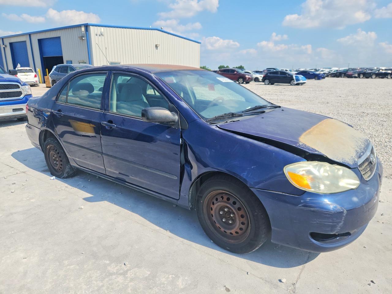 2007 Toyota Corolla Ce Blue vin: 2T1BR32E57C855110
