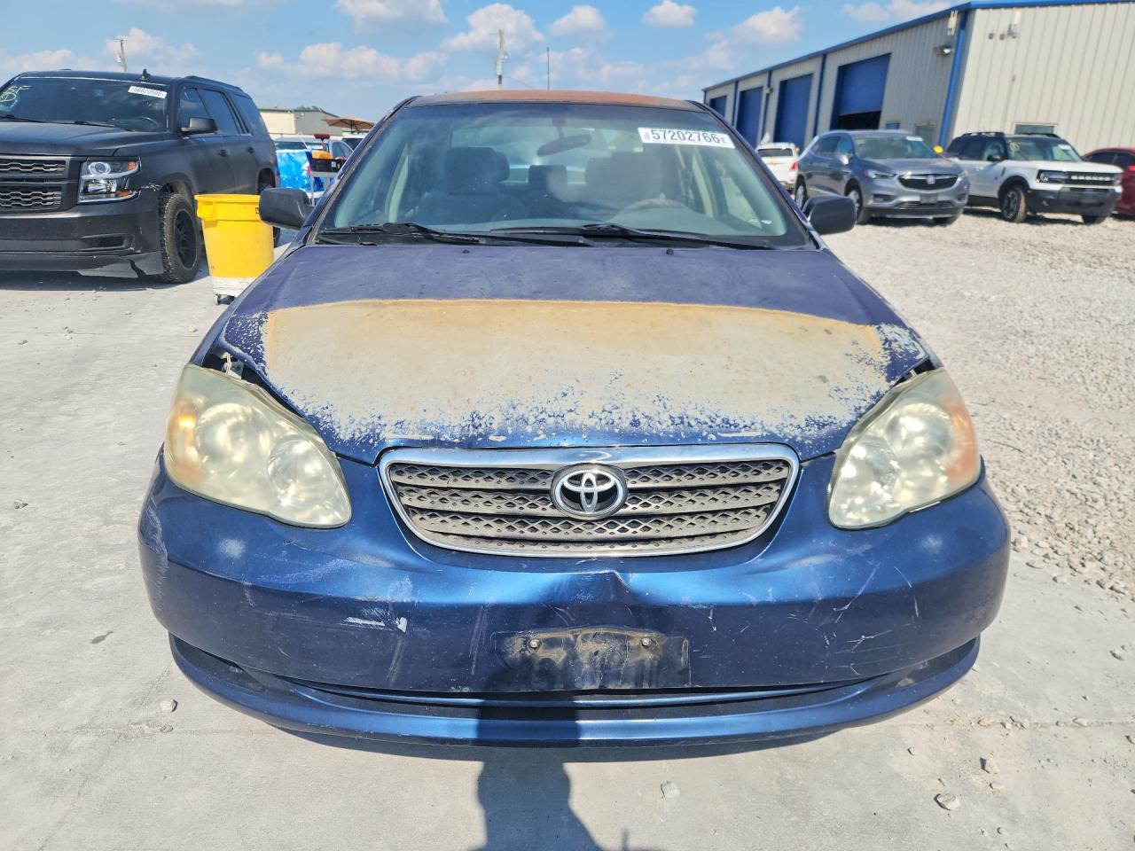 2007 Toyota Corolla Ce Blue vin: 2T1BR32E57C855110