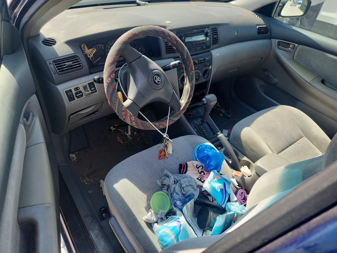 2007 Toyota Corolla Ce Blue vin: 2T1BR32E57C855110