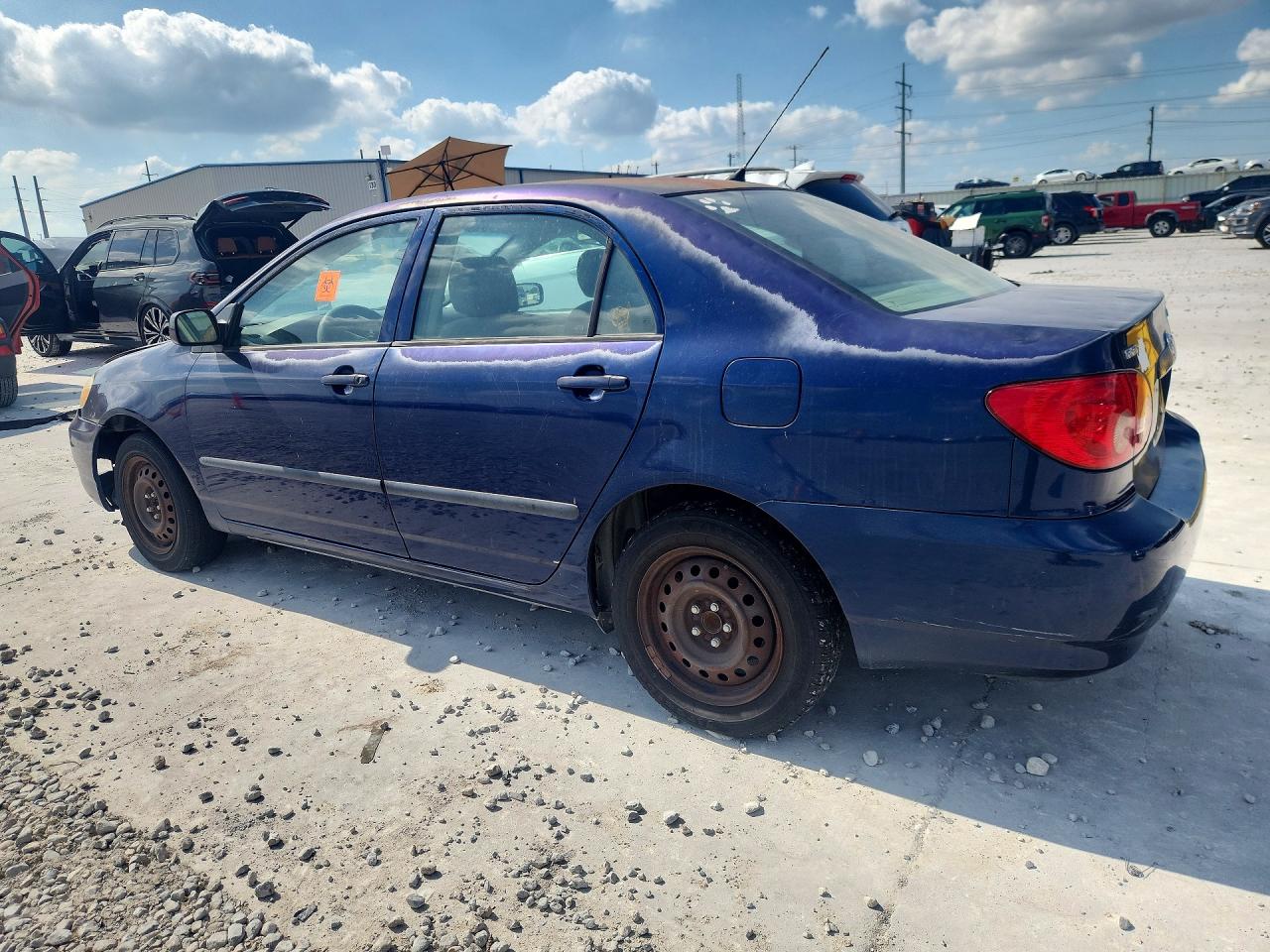 2007 Toyota Corolla Ce Blue vin: 2T1BR32E57C855110
