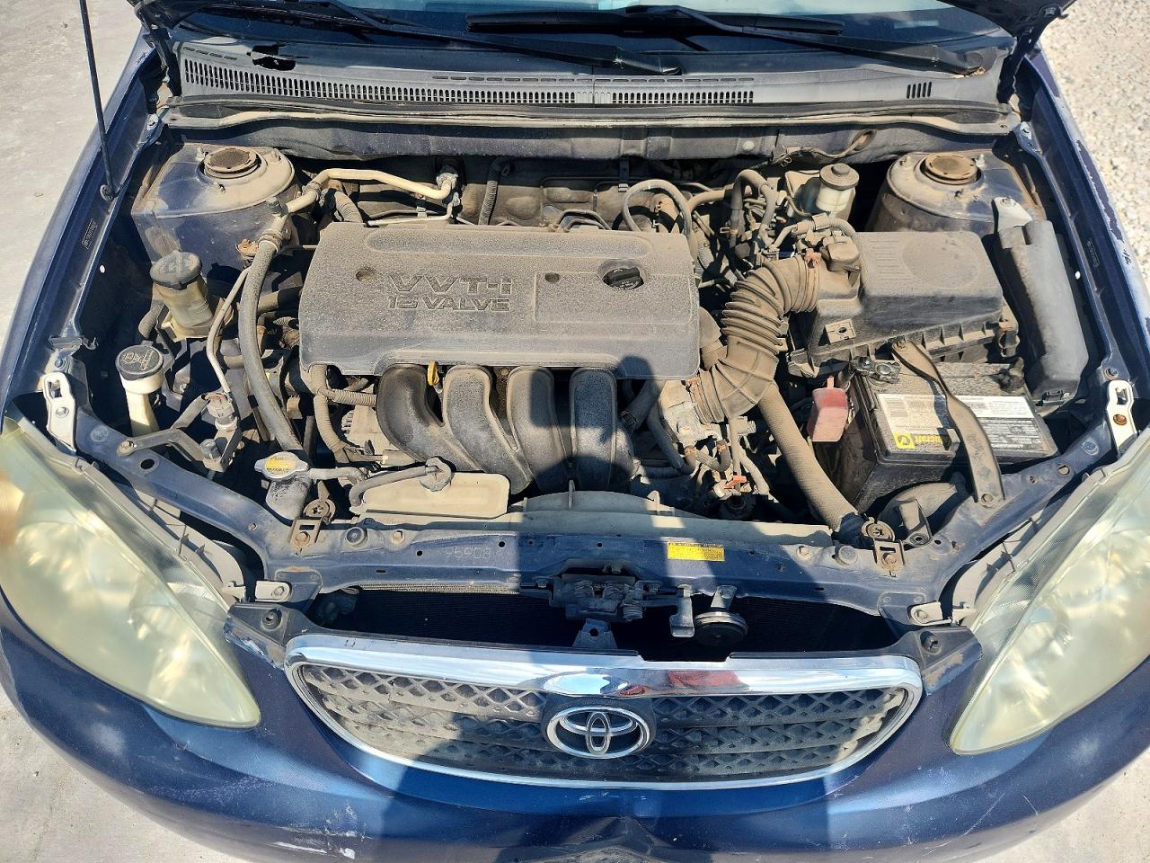 2007 Toyota Corolla Ce Blue vin: 2T1BR32E57C855110