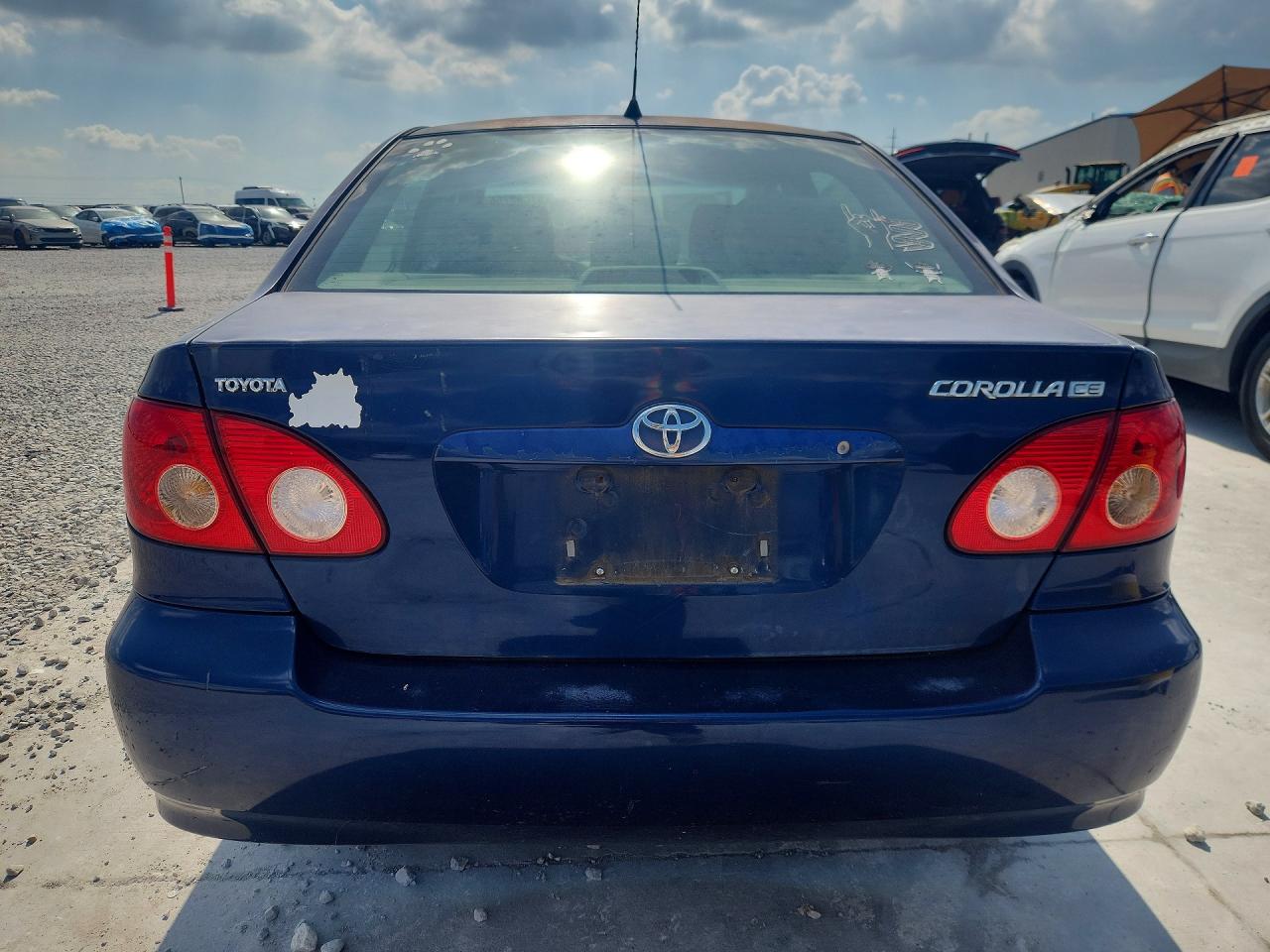 2007 Toyota Corolla Ce Blue vin: 2T1BR32E57C855110