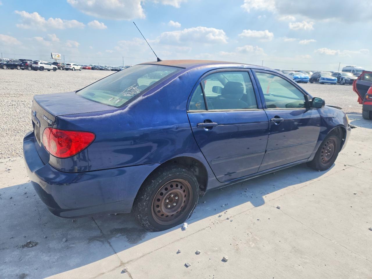 2007 Toyota Corolla Ce Blue vin: 2T1BR32E57C855110