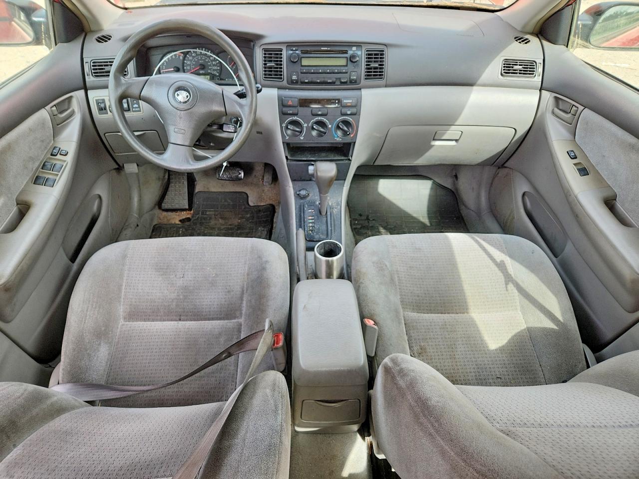 2008 Toyota Corolla Ce Burgundy vin: 2T1BR32E58C885001