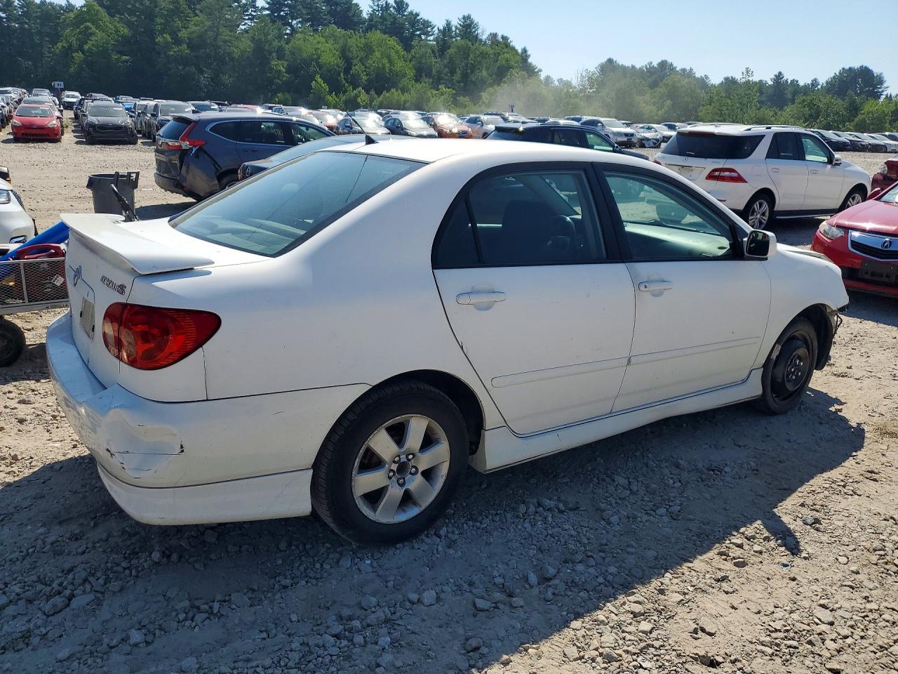 2008 Toyota Corolla S White vin: 2T1BR32E58C901472