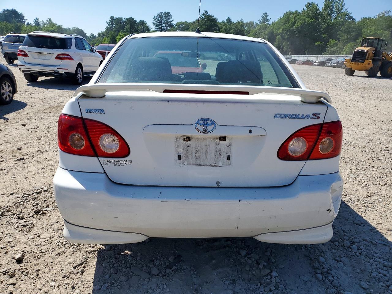 2008 Toyota Corolla S White vin: 2T1BR32E58C901472