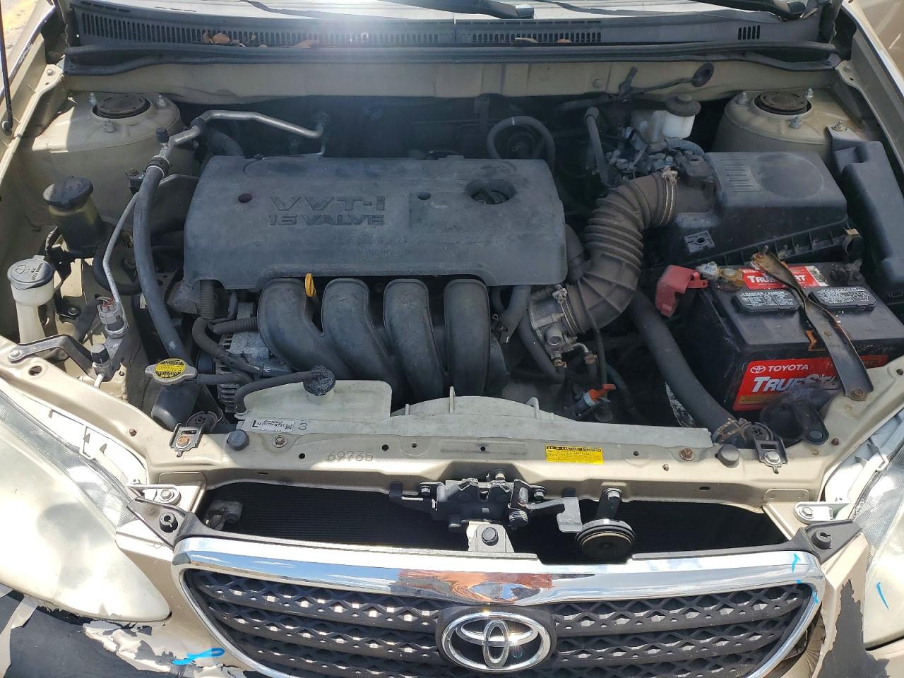 2008 Toyota Corolla Le Gold vin: 2T1BR32E58C907403