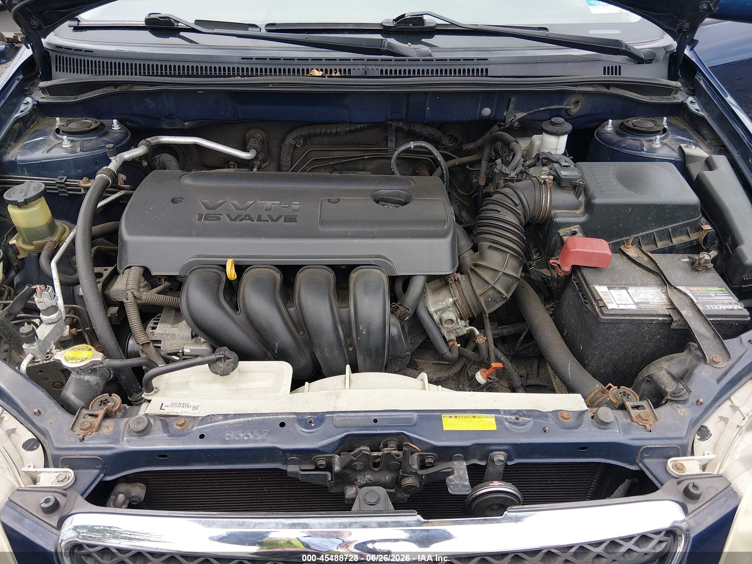 2008 Toyota Corolla S Blue vin: 2T1BR32E58C919096