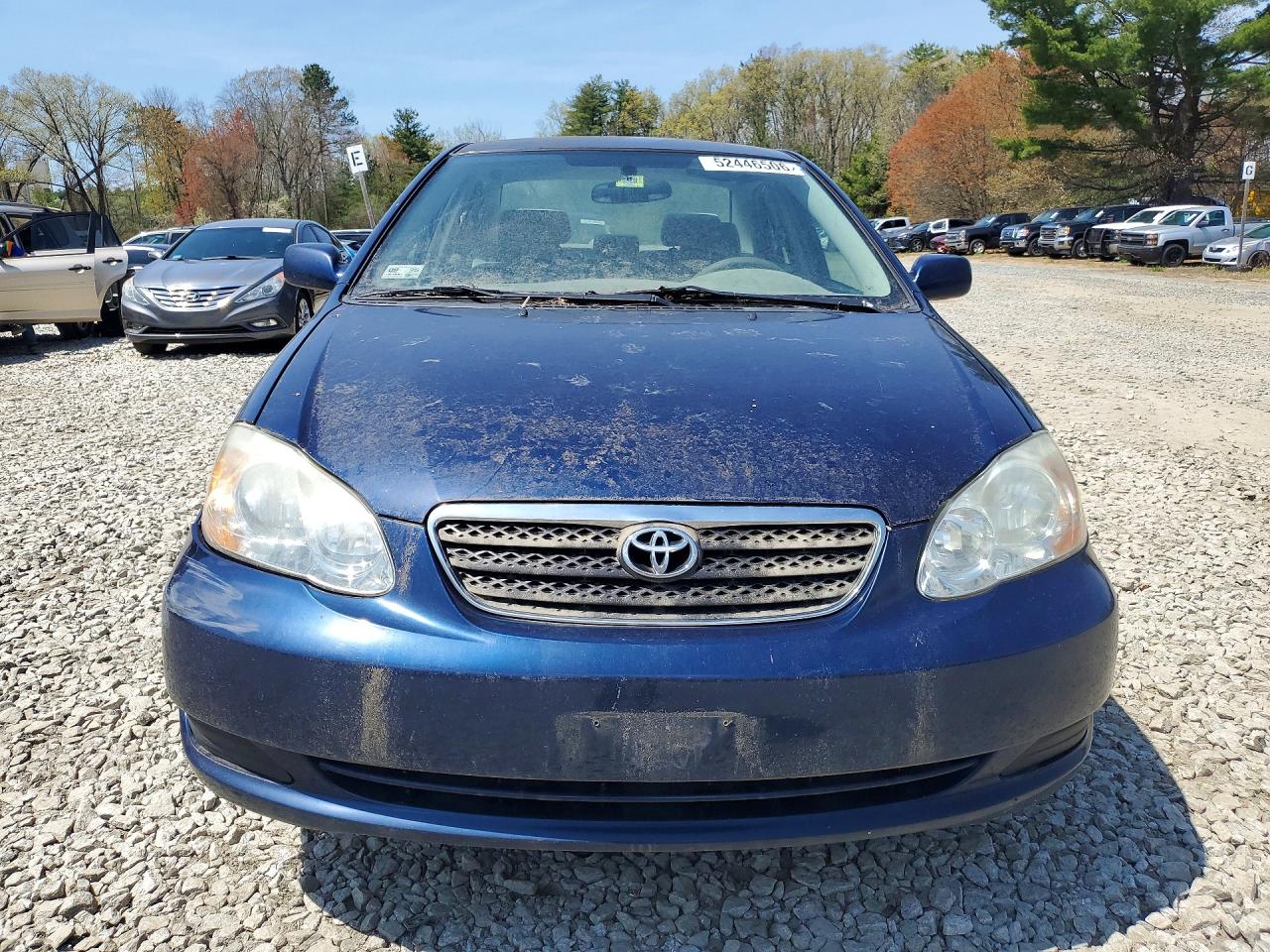 2008 Toyota Corolla Le Синий vin: 2T1BR32E58C925772