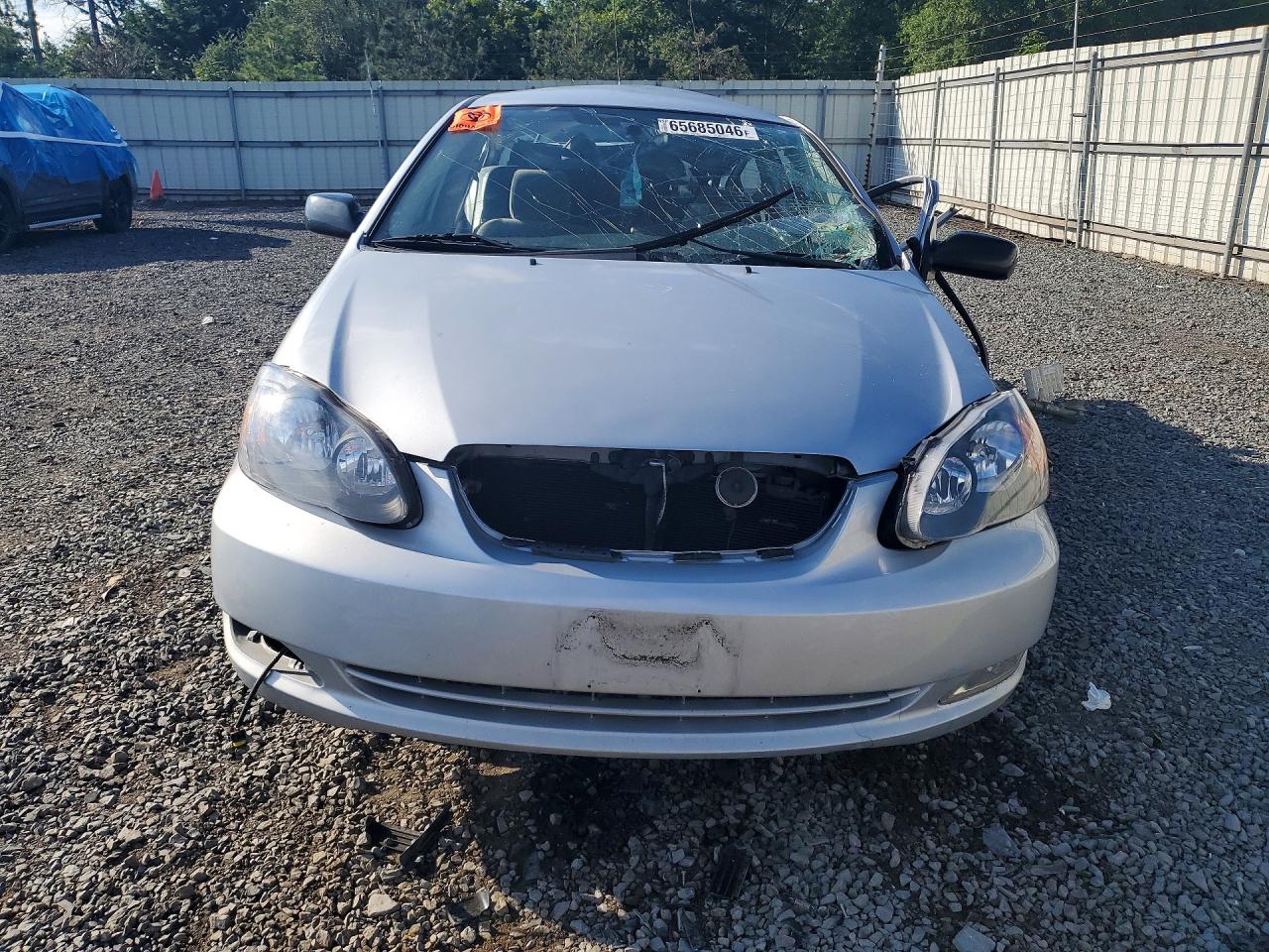2008 Toyota Corolla Ce Gray vin: 2T1BR32E58C927411