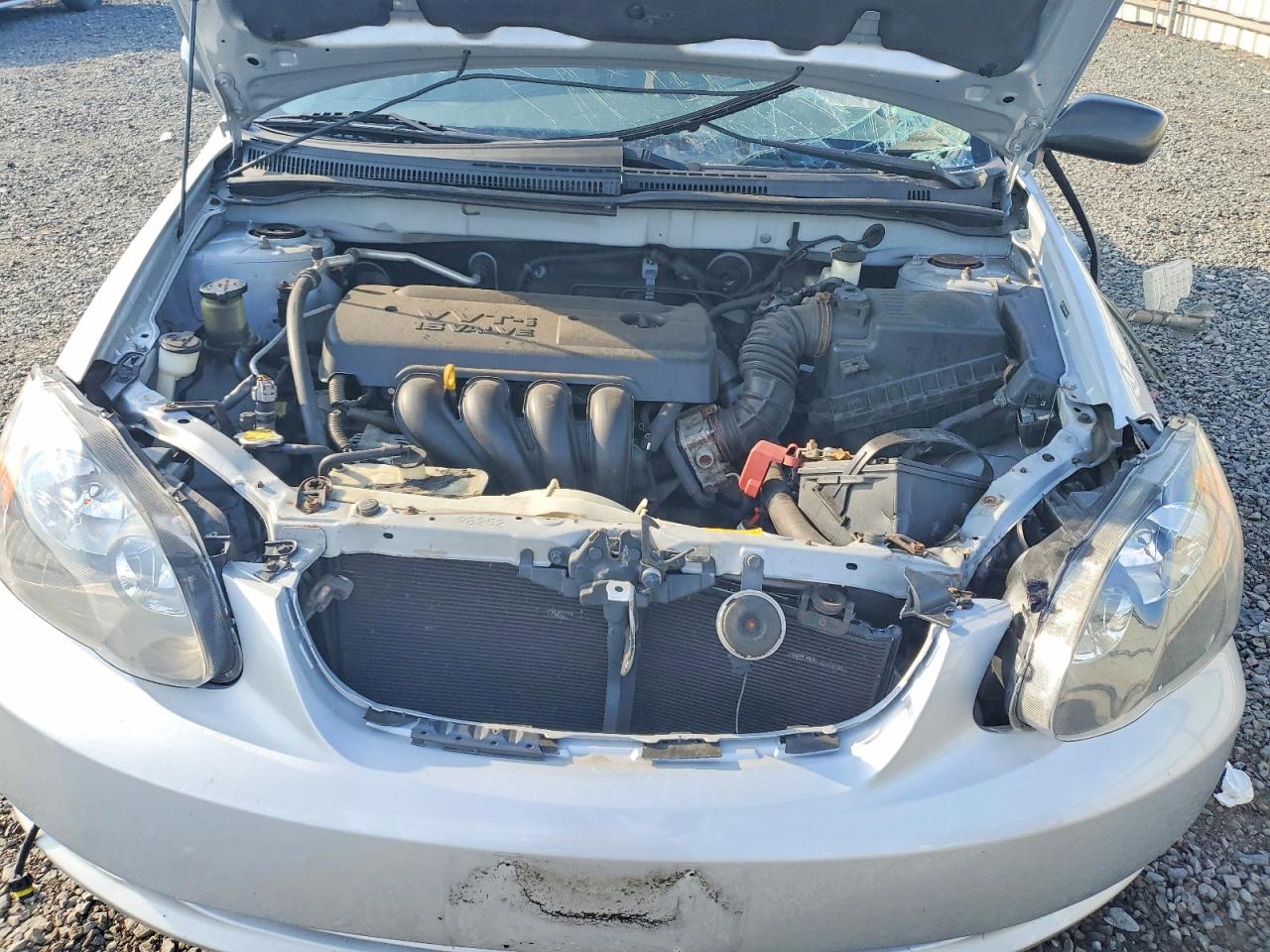 2008 Toyota Corolla Ce Gray vin: 2T1BR32E58C927411
