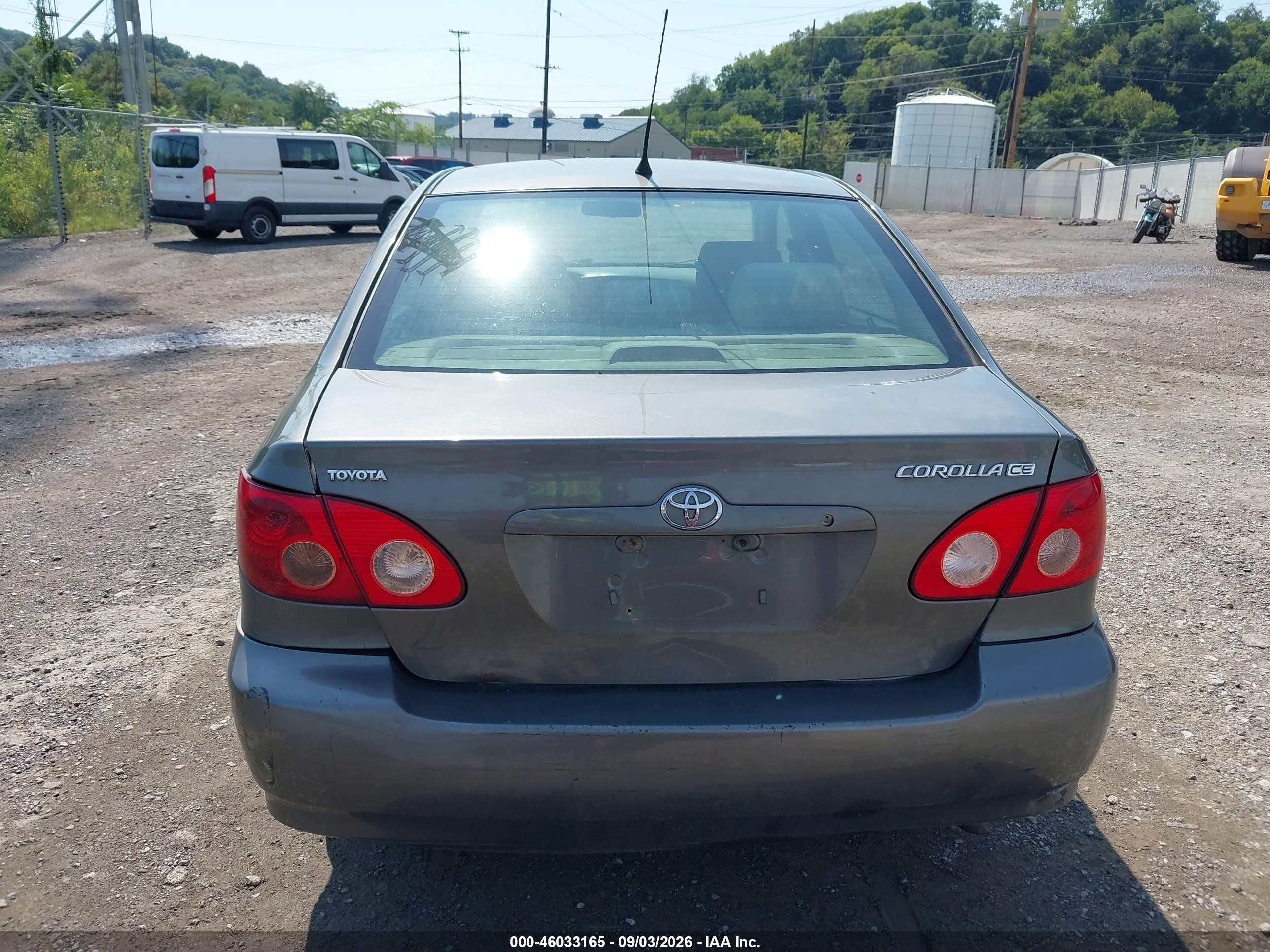 2008 Toyota Corolla Ce Серый vin: 2T1BR32E58C935721