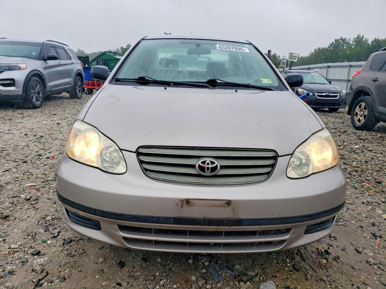 2003 Toyota Corolla Ce Tan vin: 2T1BR32E63C008784