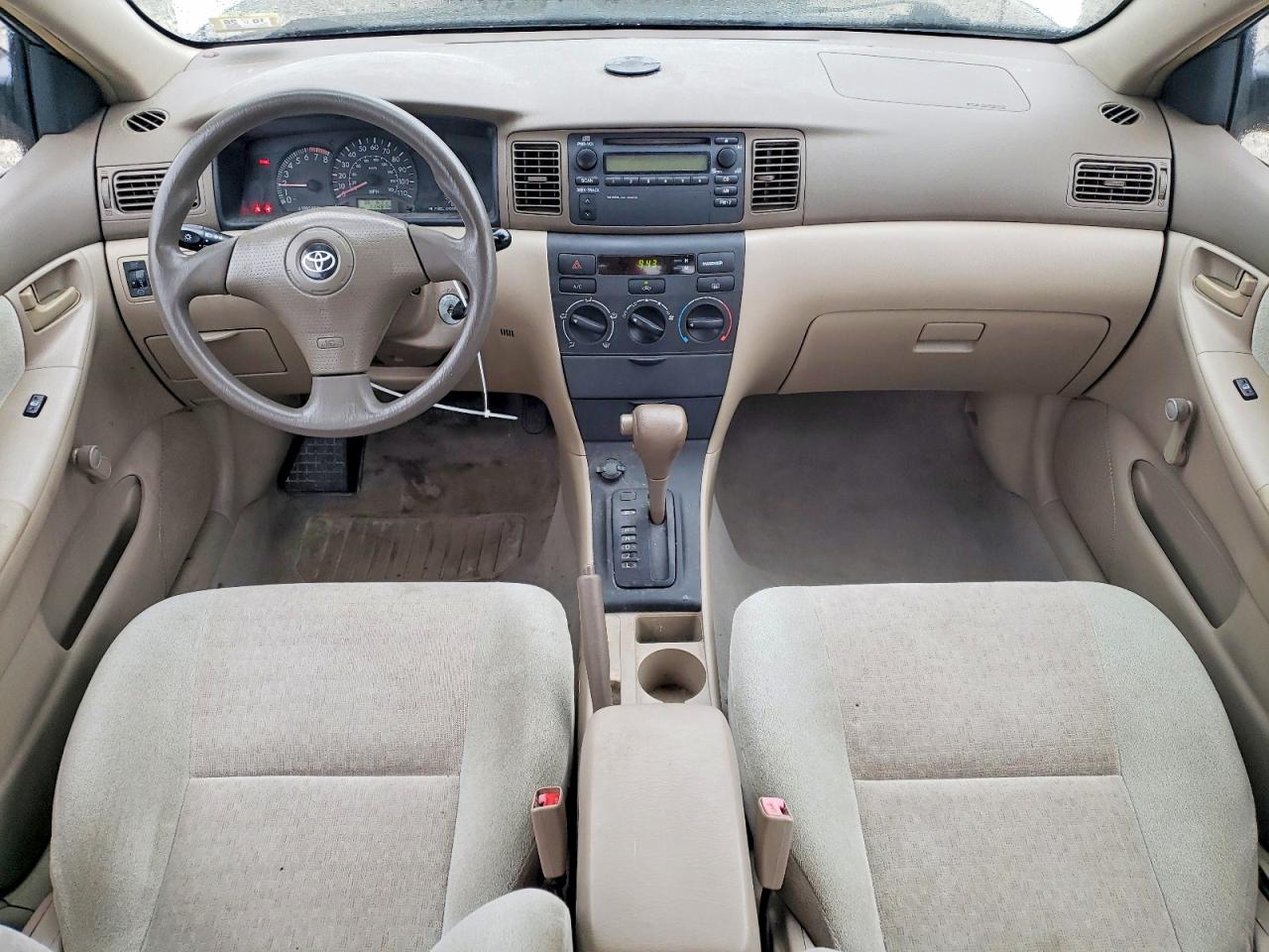 2003 Toyota Corolla Ce Tan vin: 2T1BR32E63C008784