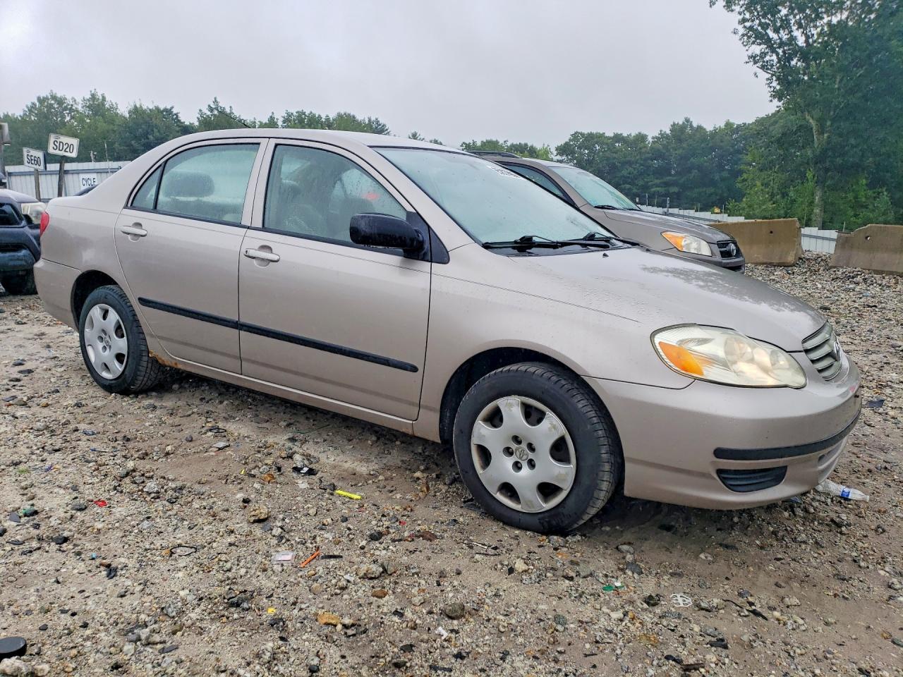 2003 Toyota Corolla Ce Tan vin: 2T1BR32E63C008784