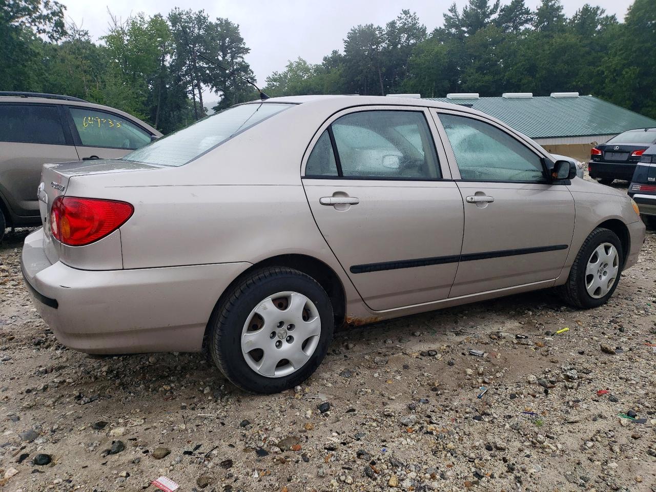2003 Toyota Corolla Ce Tan vin: 2T1BR32E63C008784