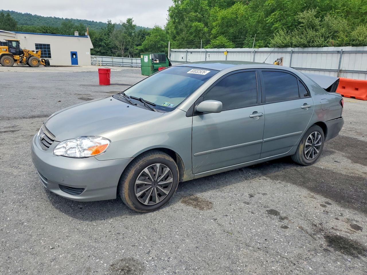 2003 Toyota Corolla Le Gray vin: 2T1BR32E63C086093