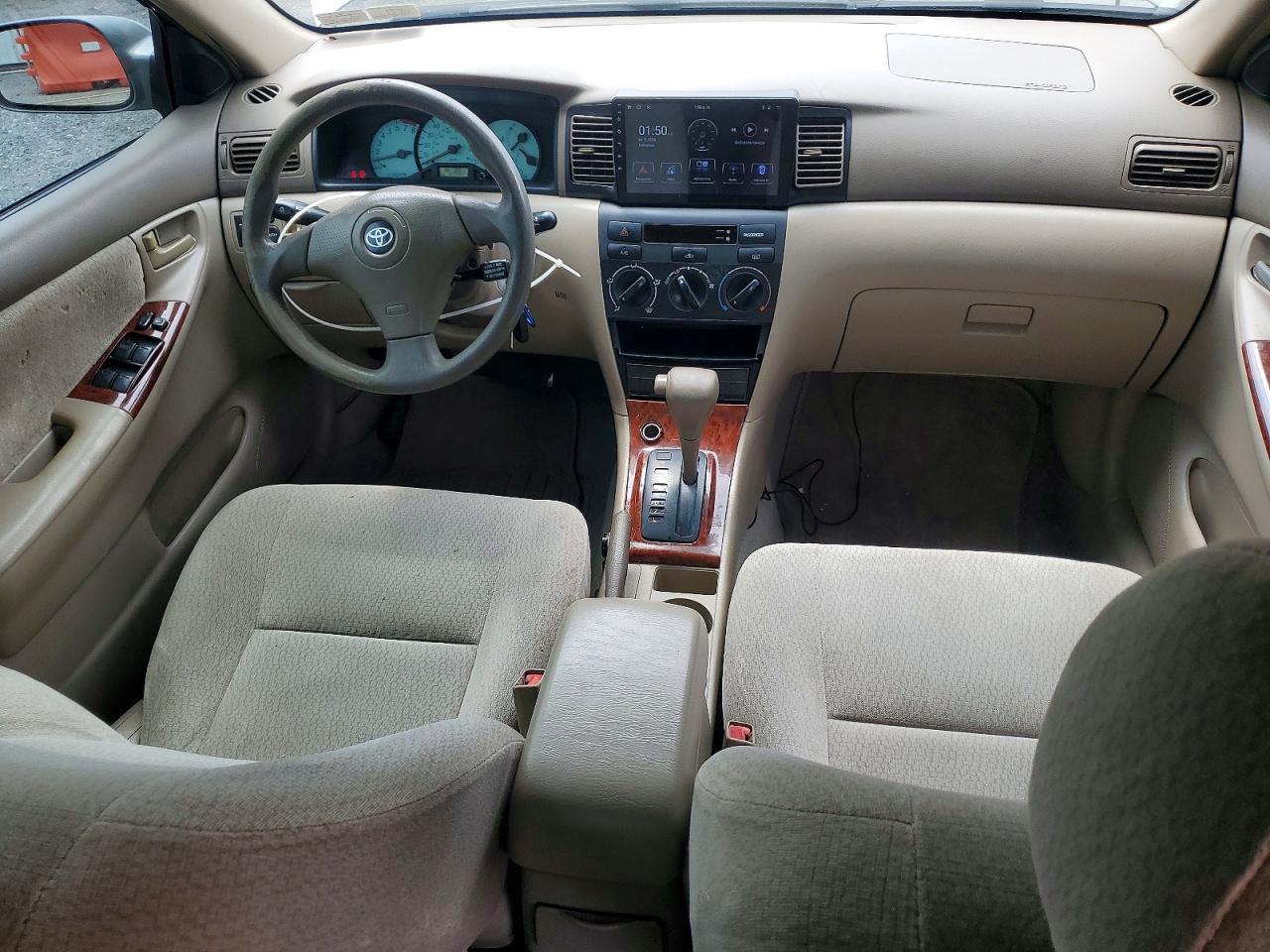 2003 Toyota Corolla Le Gray vin: 2T1BR32E63C086093