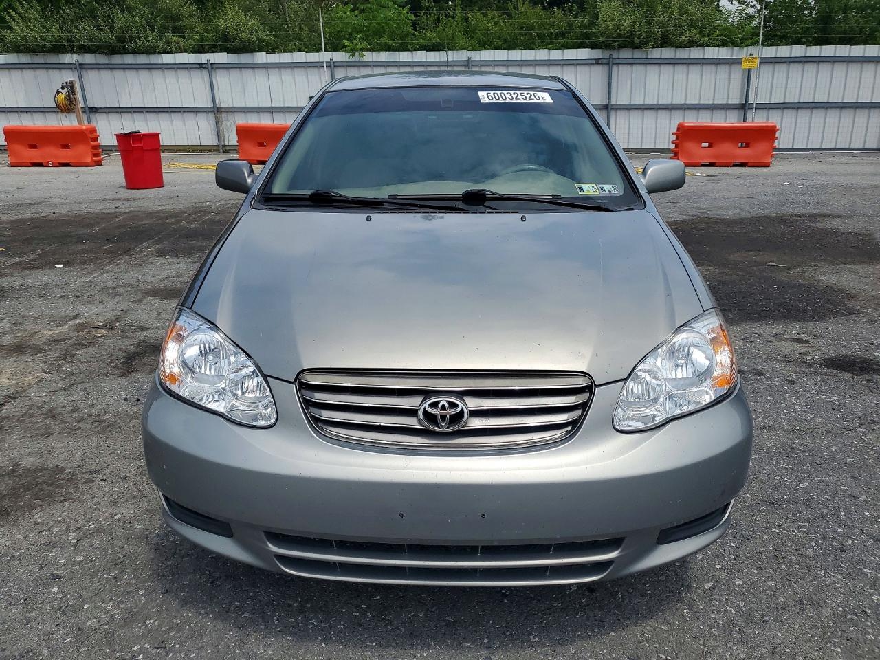 2003 Toyota Corolla Le Gray vin: 2T1BR32E63C086093