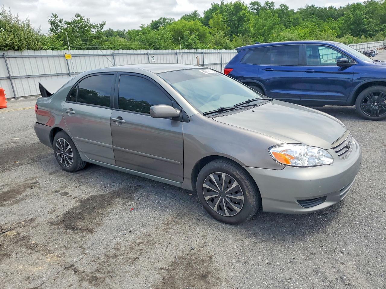 2003 Toyota Corolla Le Gray vin: 2T1BR32E63C086093