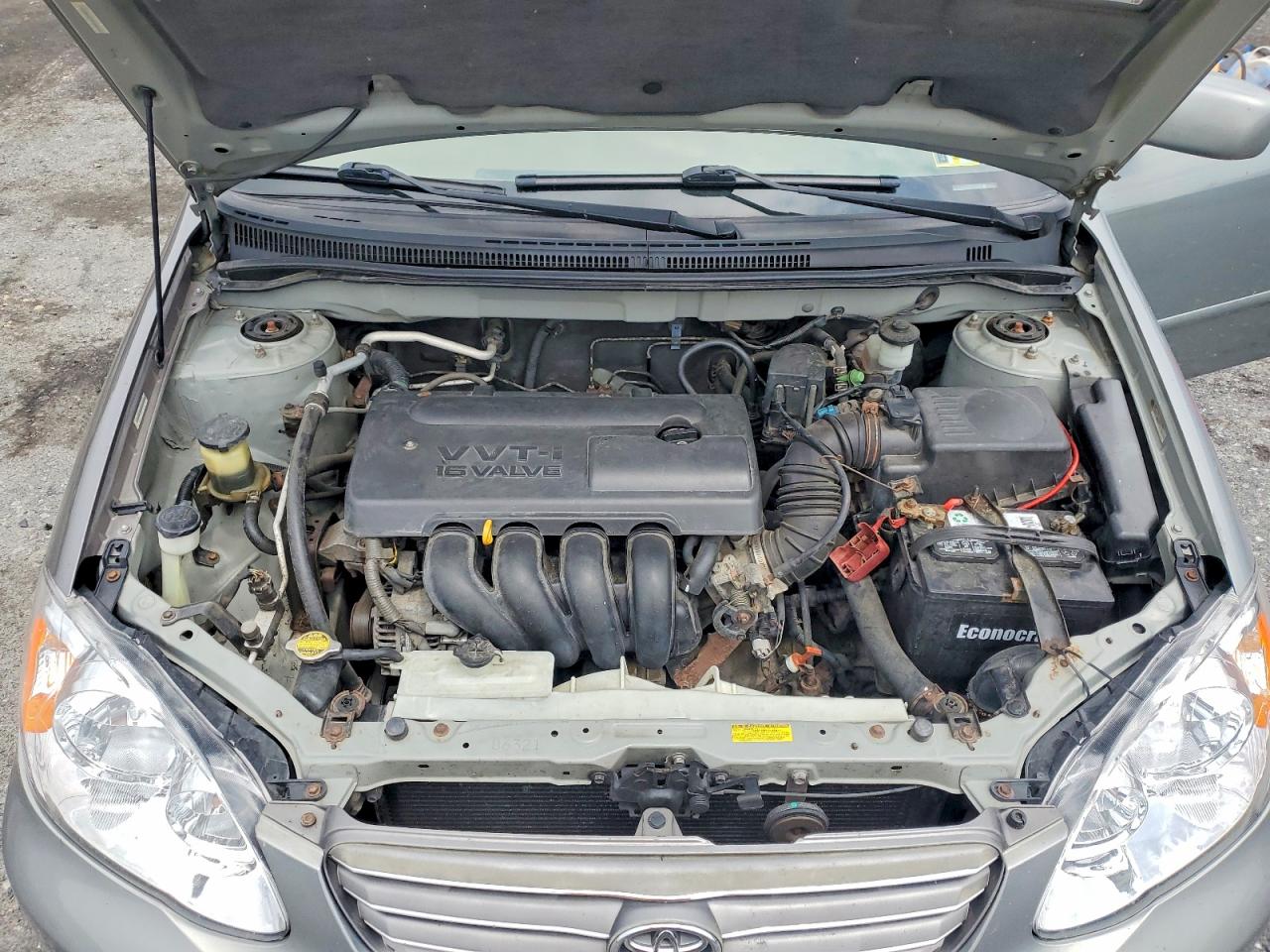 2003 Toyota Corolla Le Gray vin: 2T1BR32E63C086093
