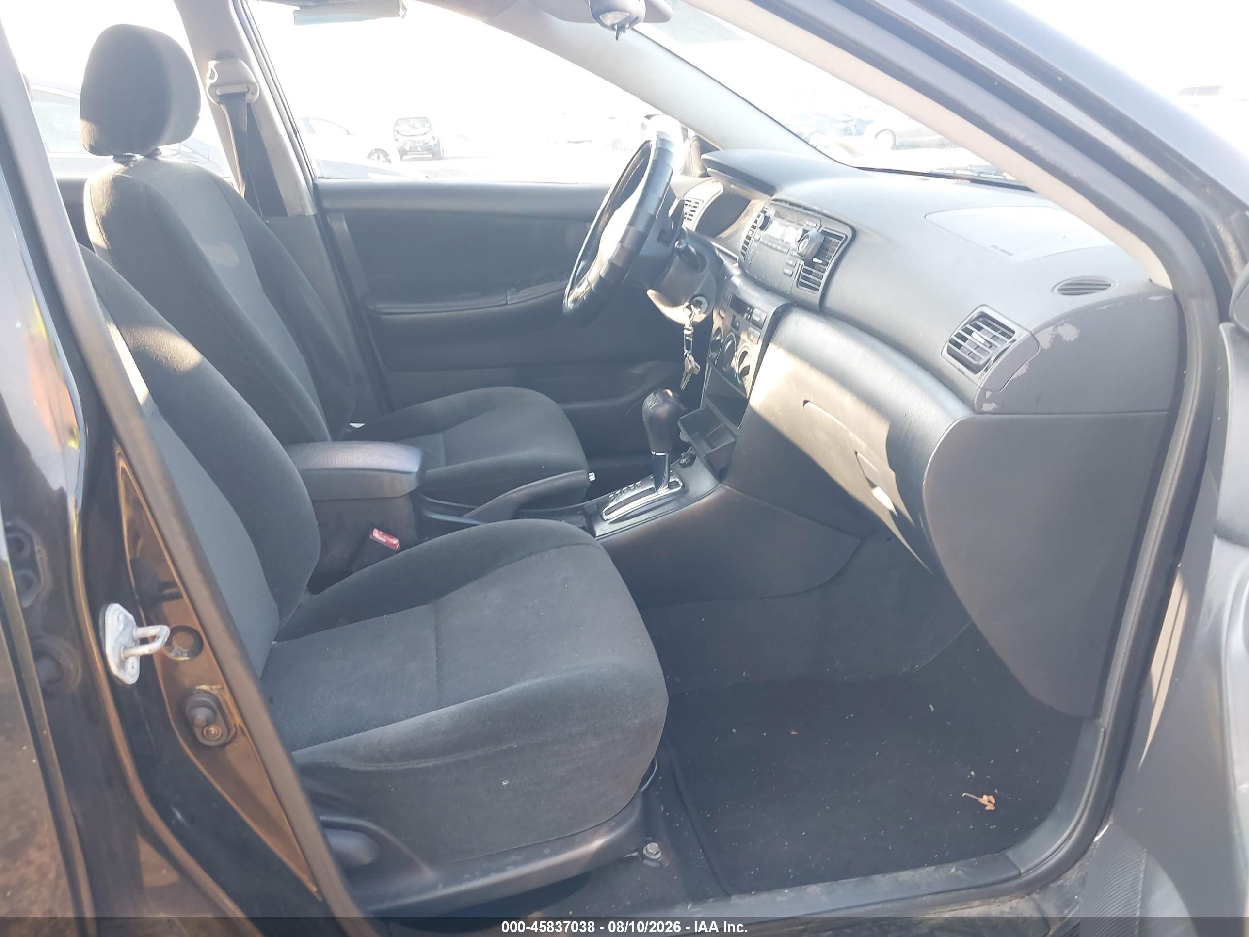 2003 Toyota Corolla S Black vin: 2T1BR32E63C087342