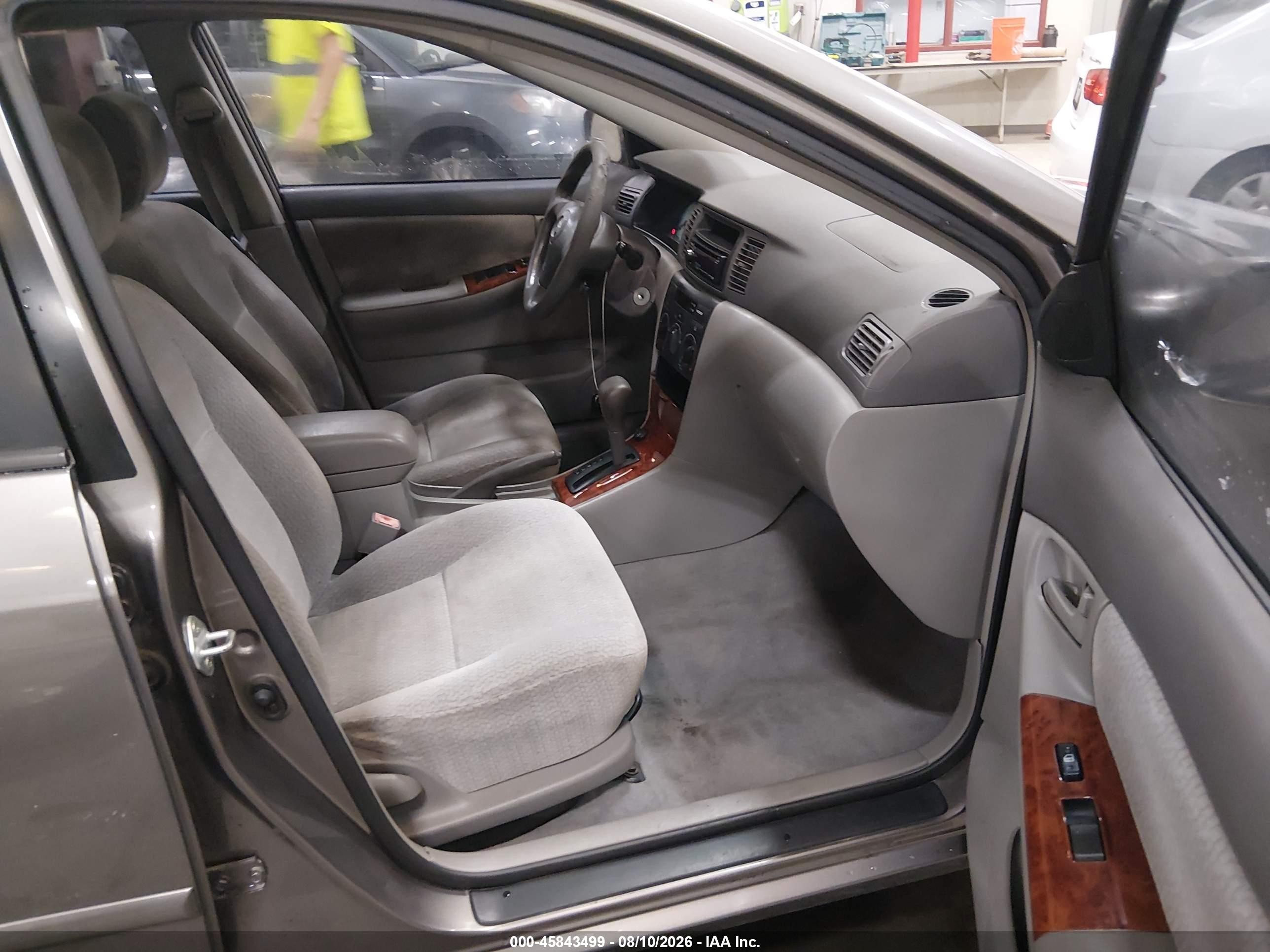 2003 Toyota Corolla Le Gray vin: 2T1BR32E63C119688