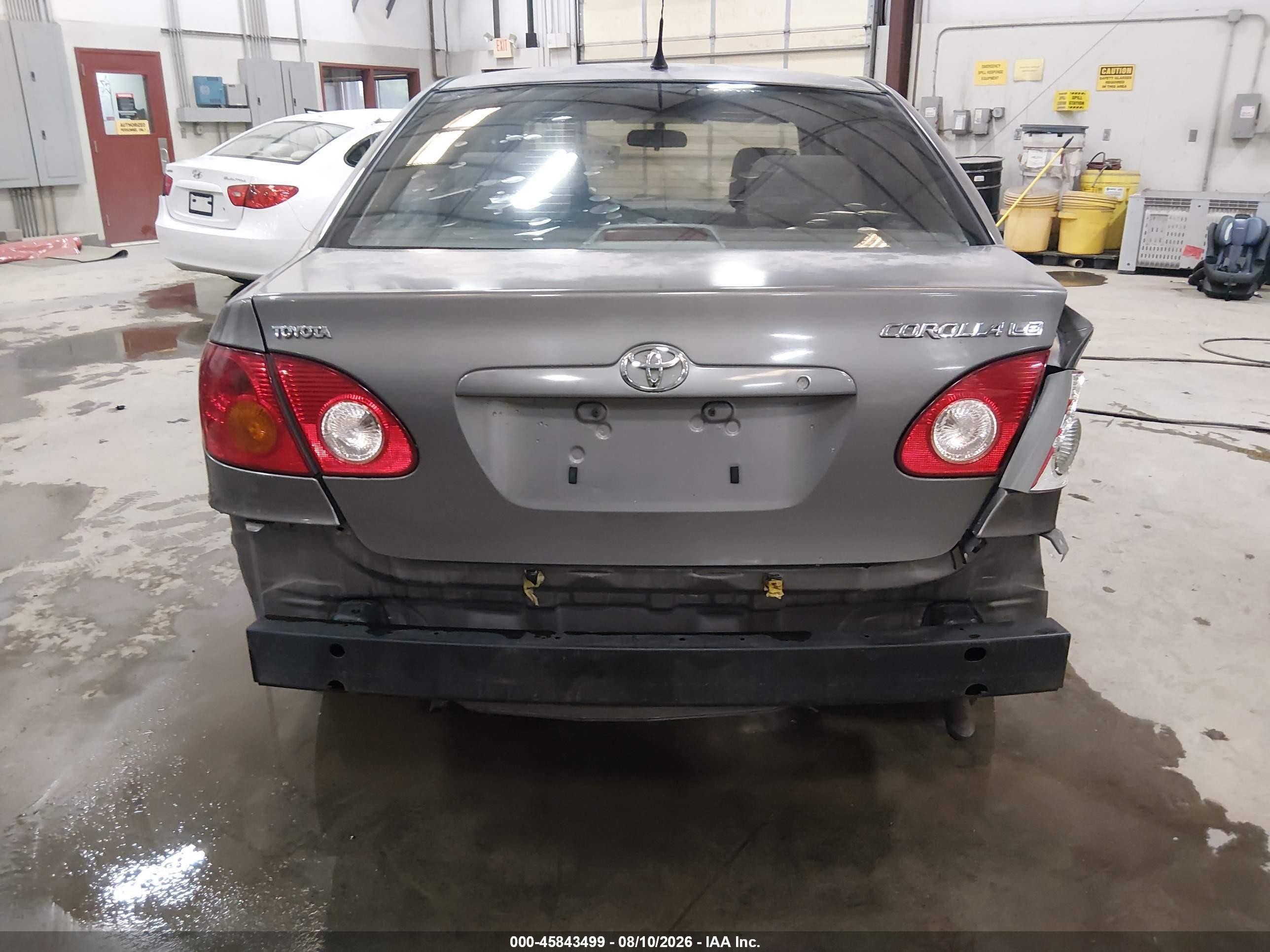 2003 Toyota Corolla Le Gray vin: 2T1BR32E63C119688
