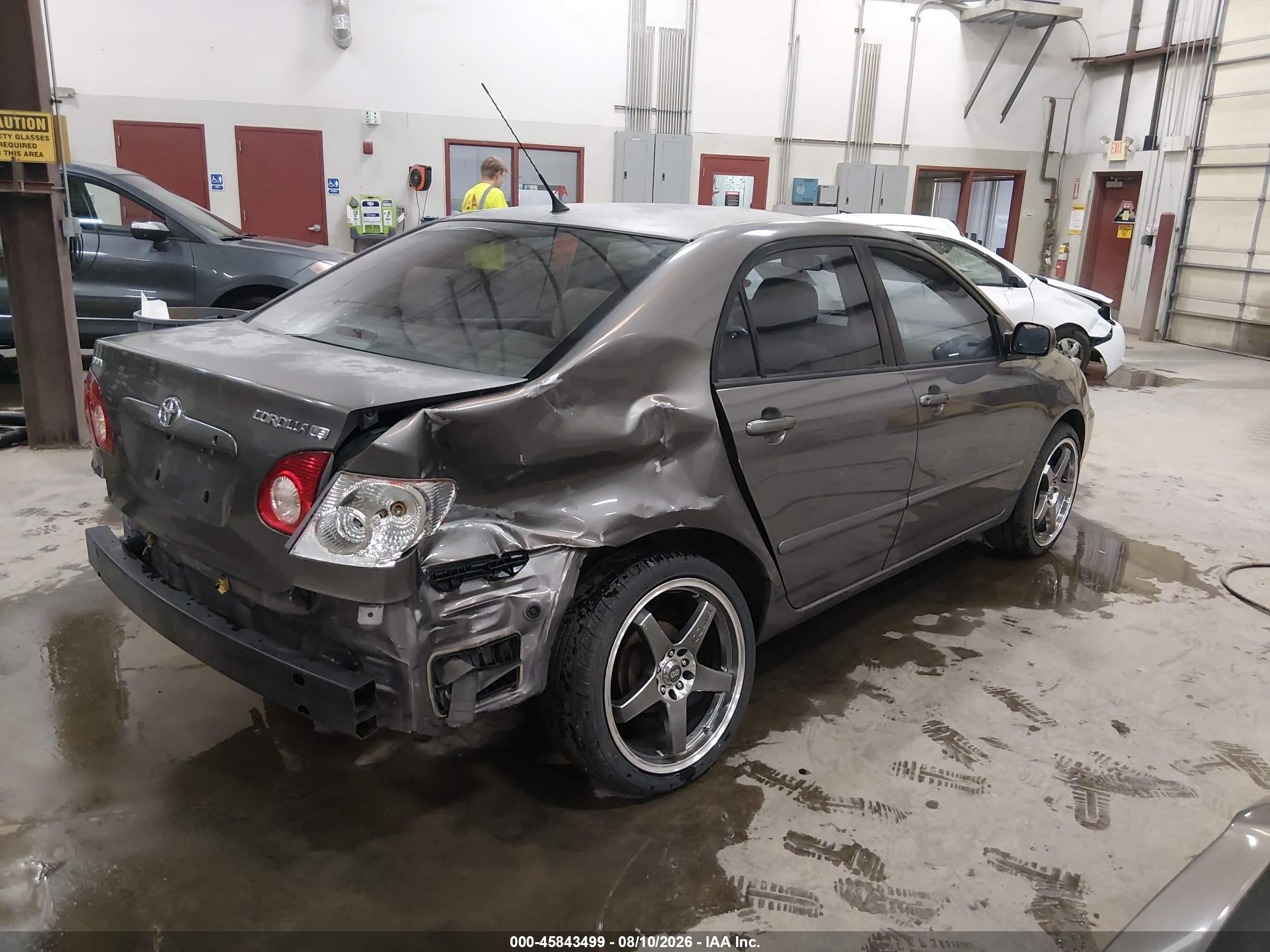 2003 Toyota Corolla Le Gray vin: 2T1BR32E63C119688