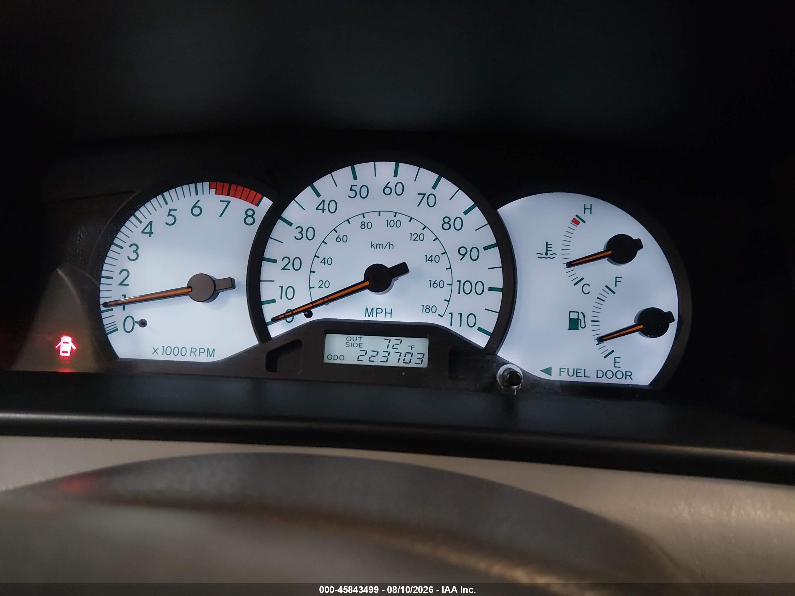 2003 Toyota Corolla Le Gray vin: 2T1BR32E63C119688