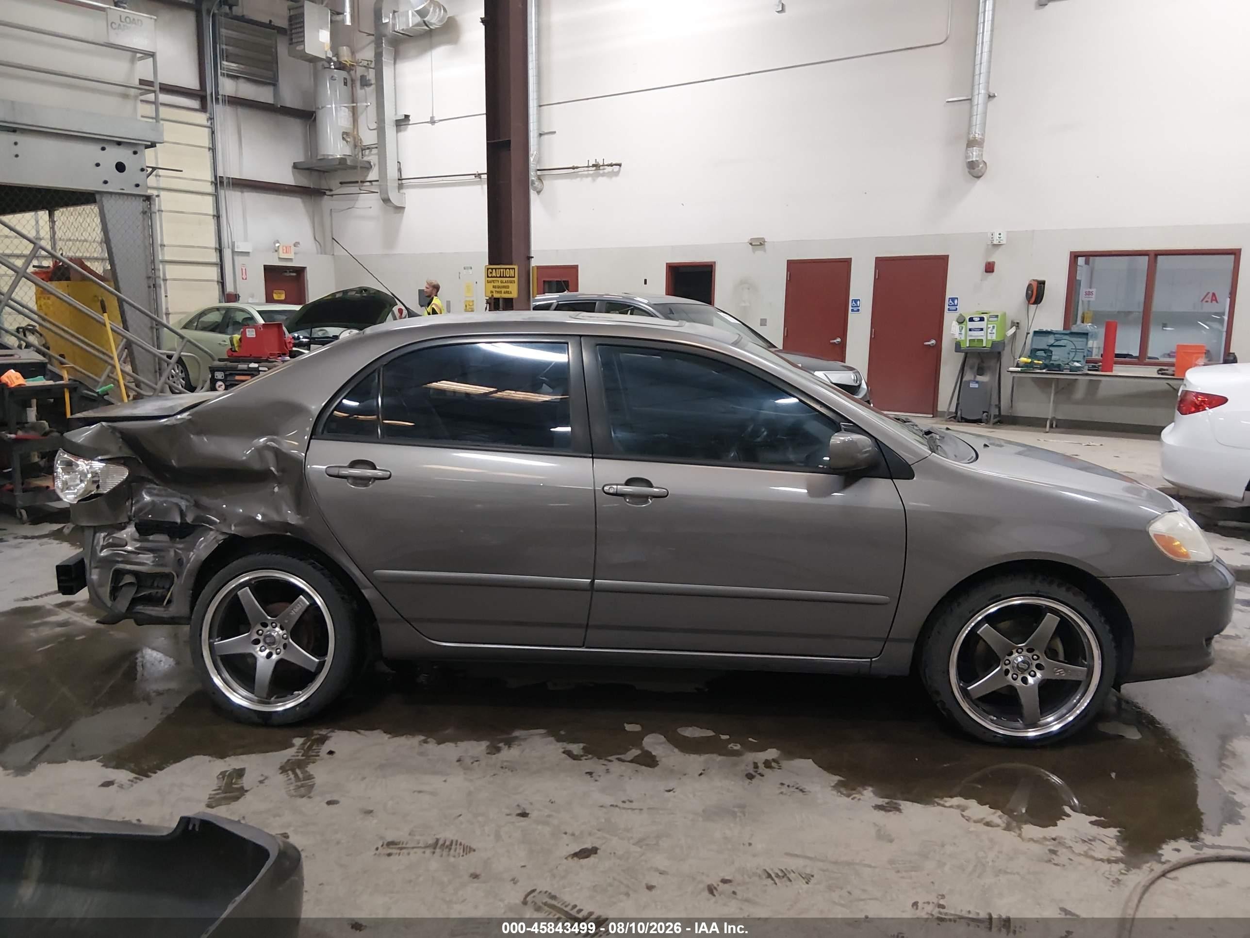 2003 Toyota Corolla Le Gray vin: 2T1BR32E63C119688